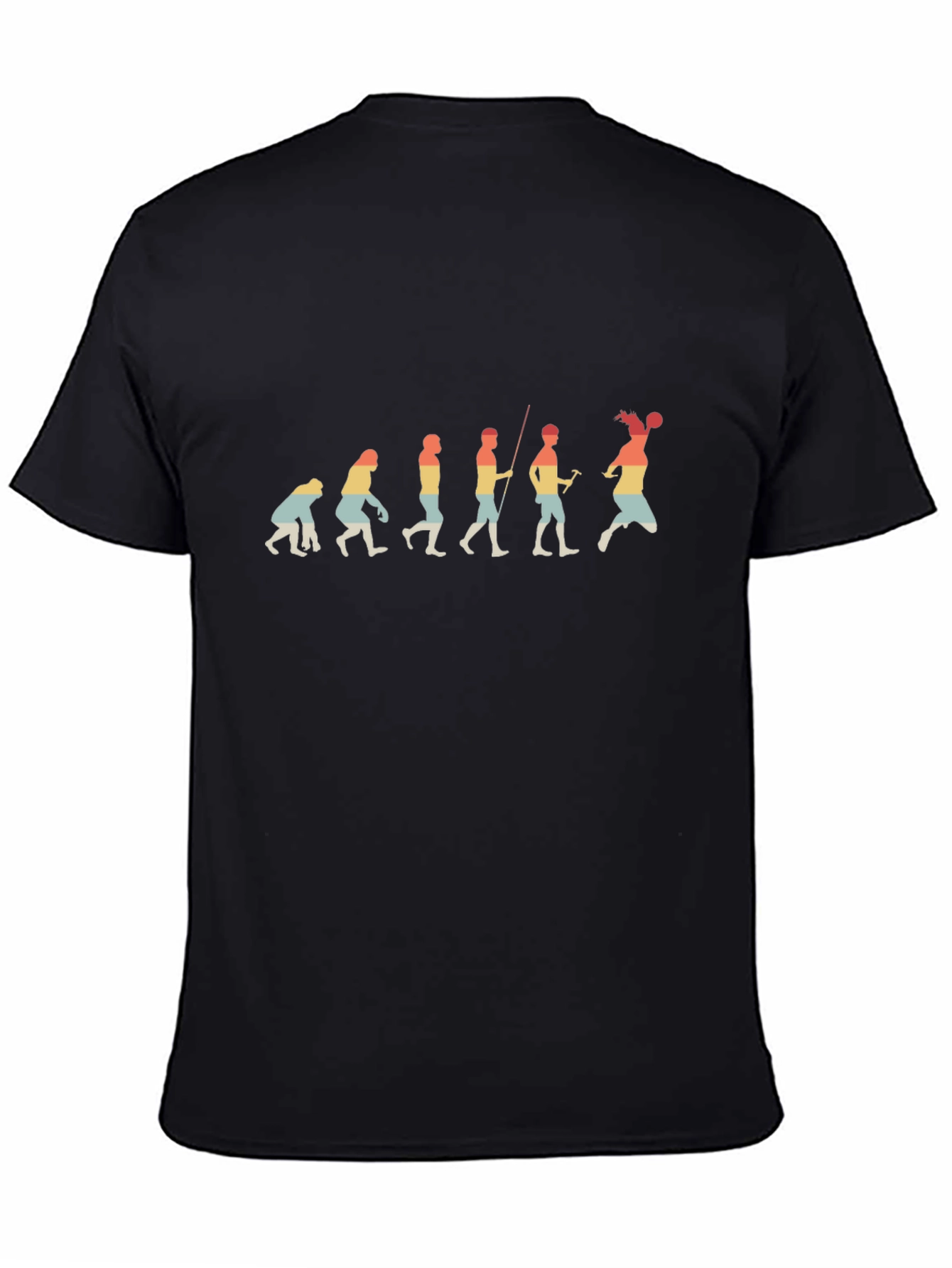 Handball Evolution T-Shirt - Retro Style
