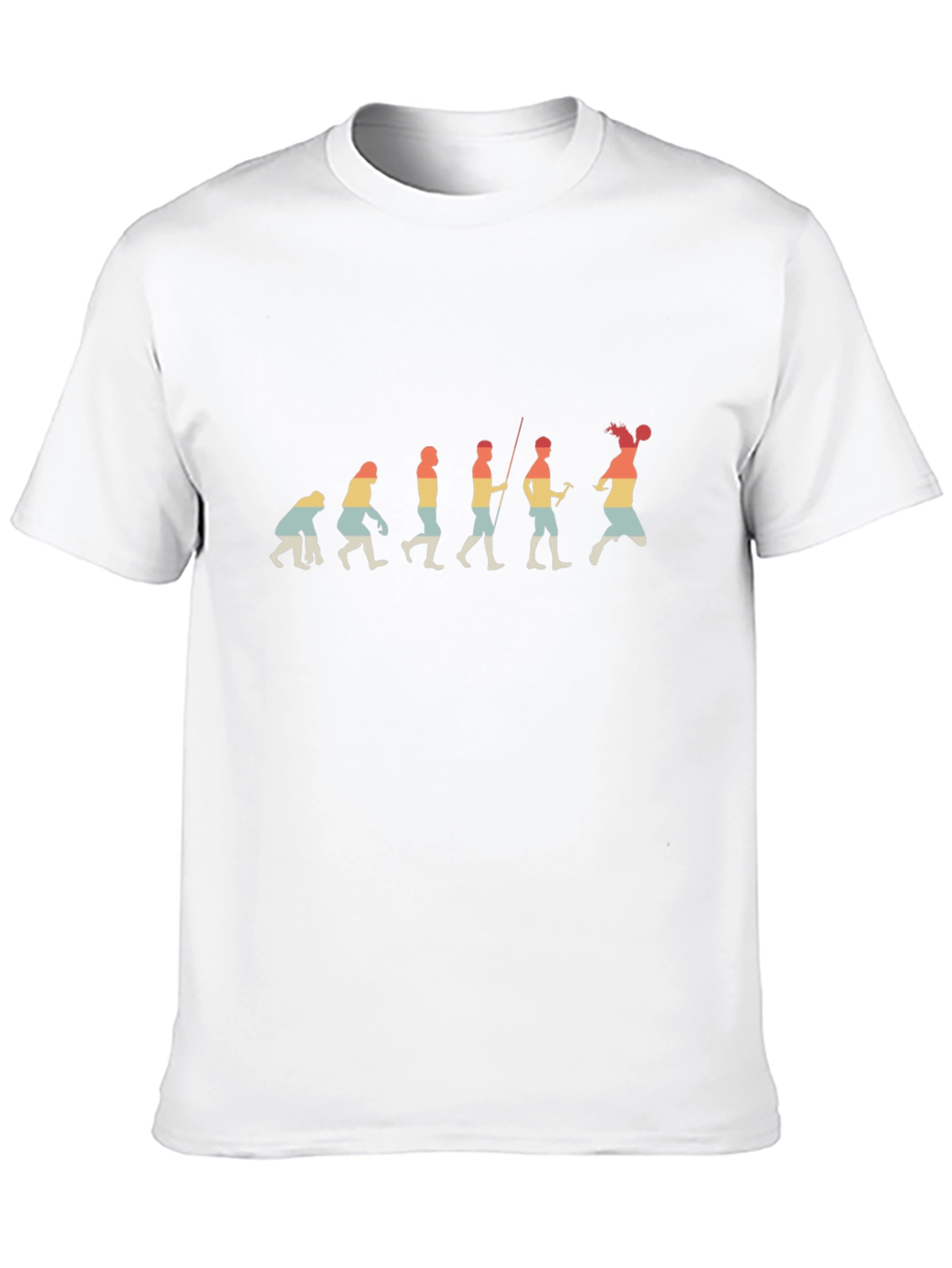 Handball Evolution T-Shirt - Retro Style
