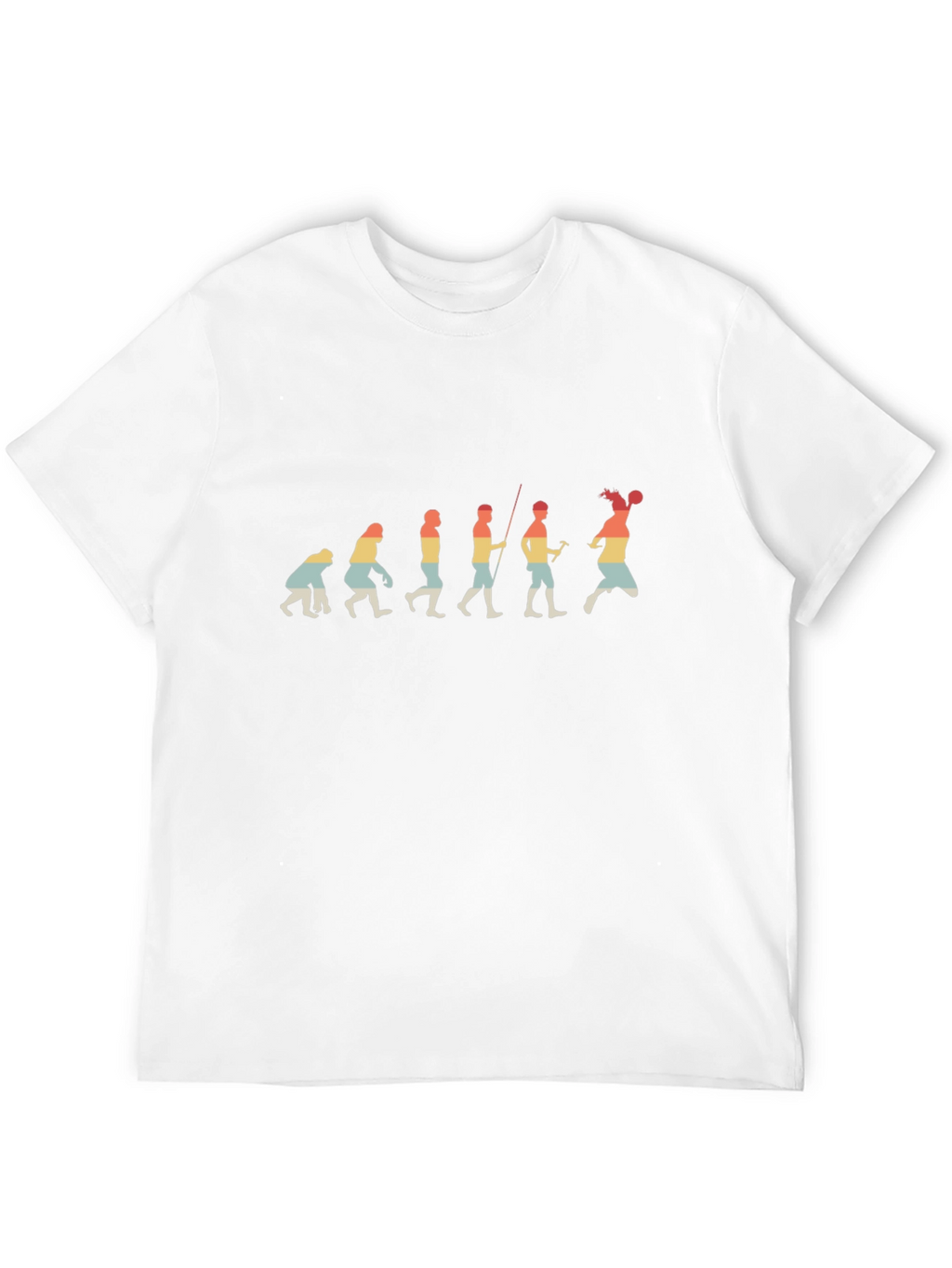 Handball Evolution T-Shirt - Retro Style
