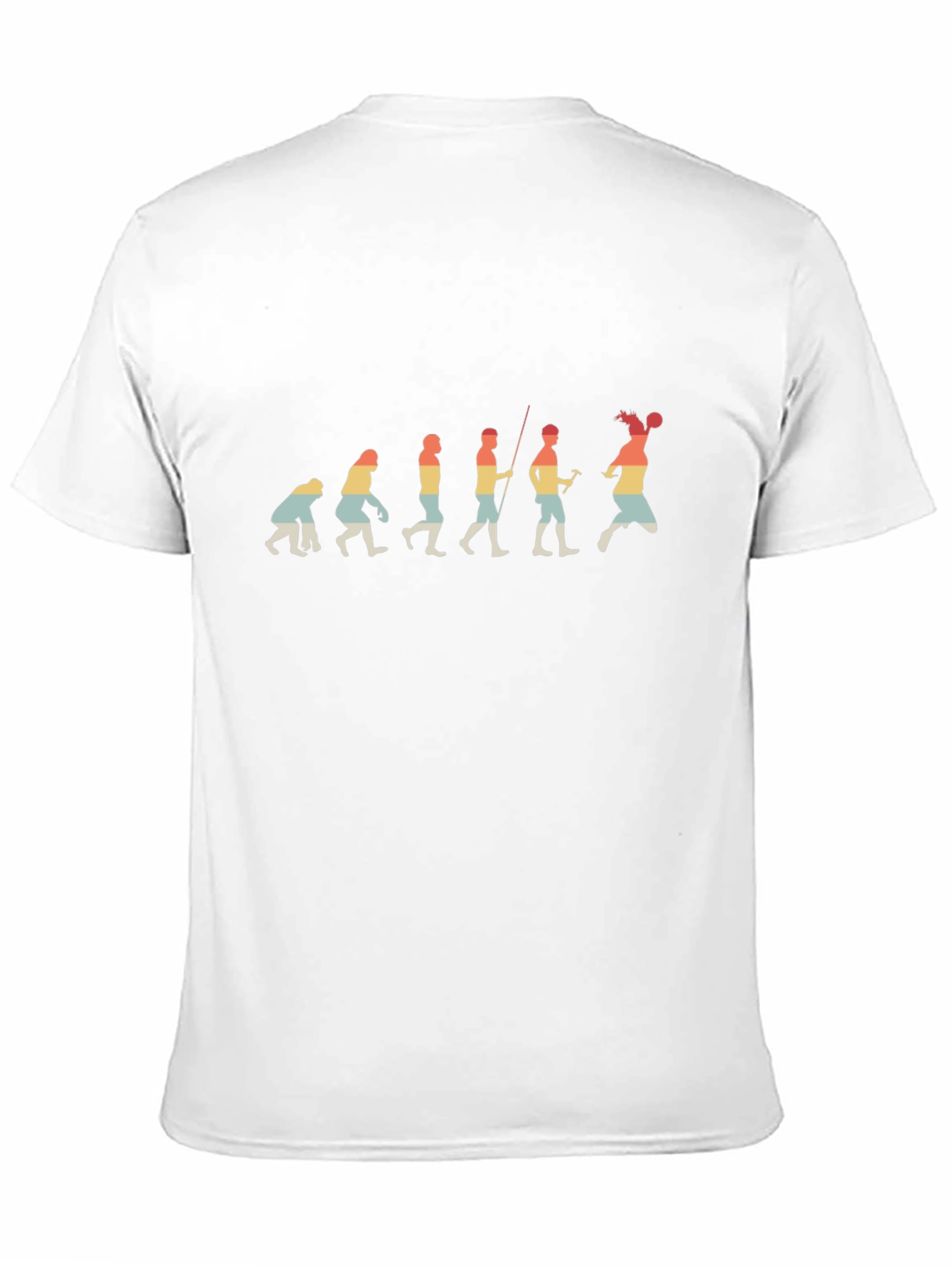 Handball Evolution T-Shirt - Retro Style