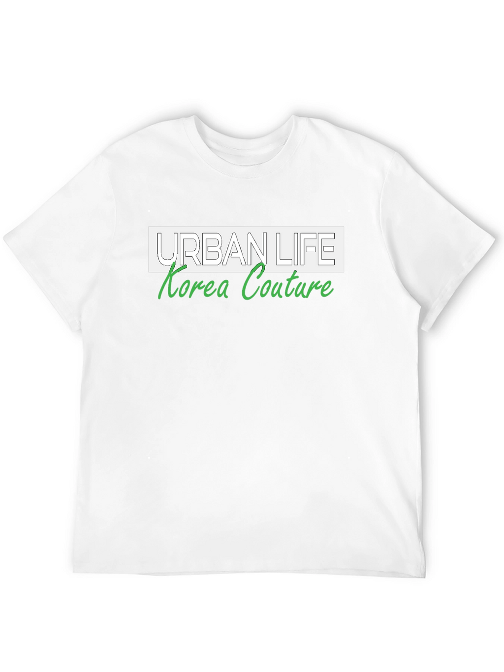 Urban Life Korea Couture Black Graphic Tee