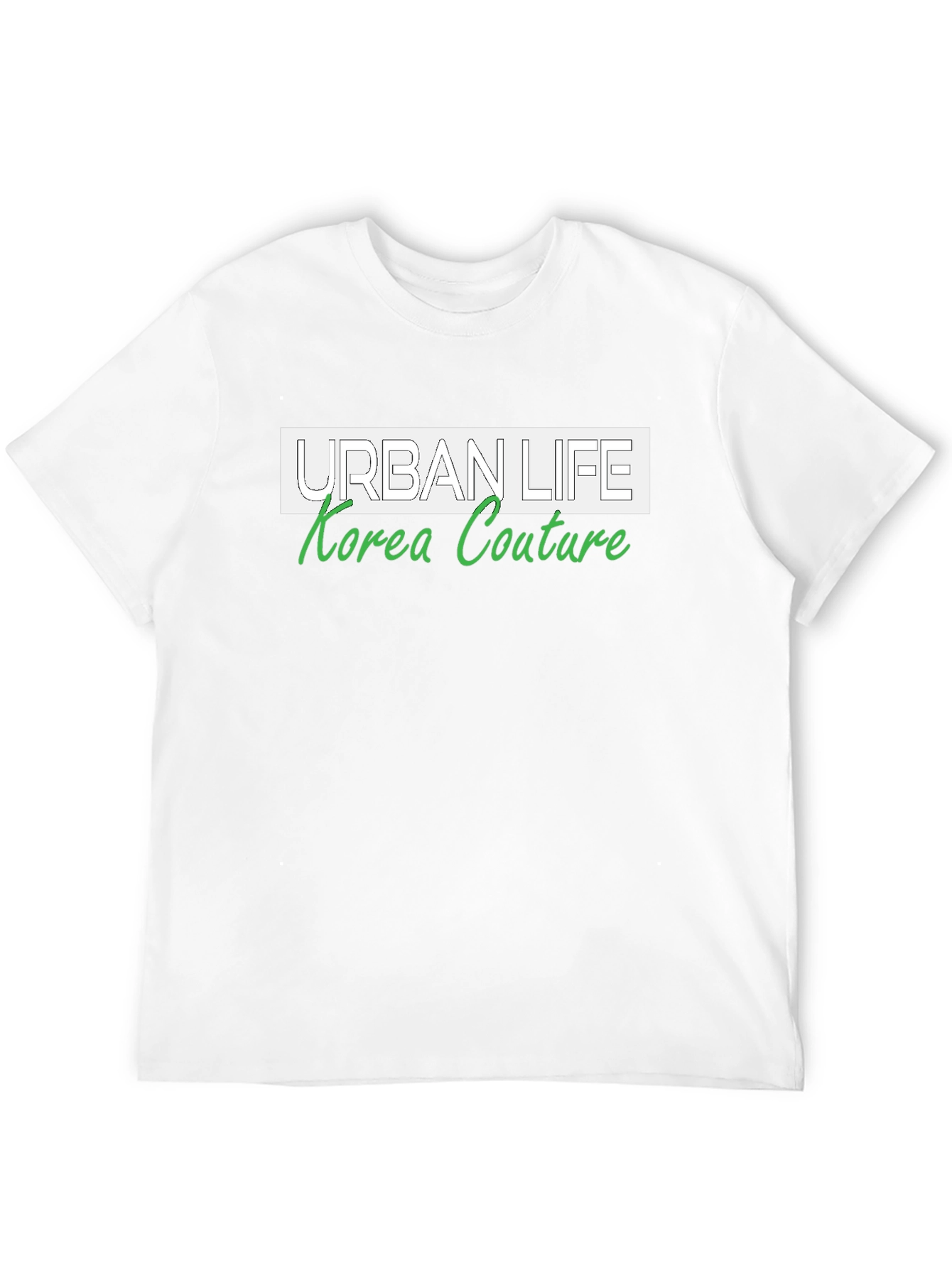Urban Life Korea Couture Black Graphic Tee