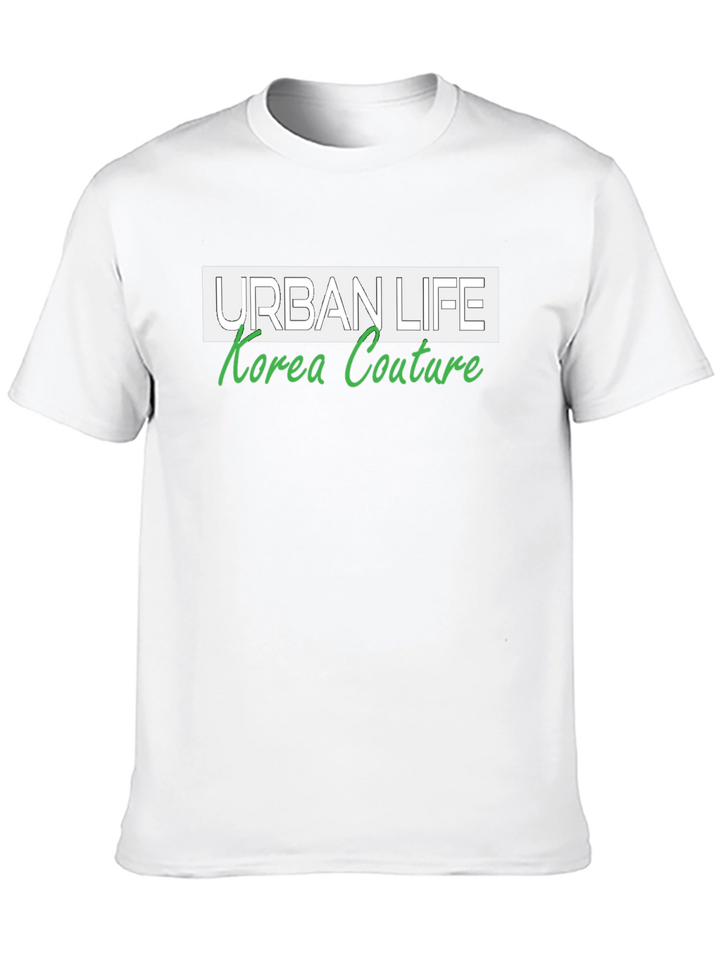 Urban Life Korea Couture Black Graphic Tee
