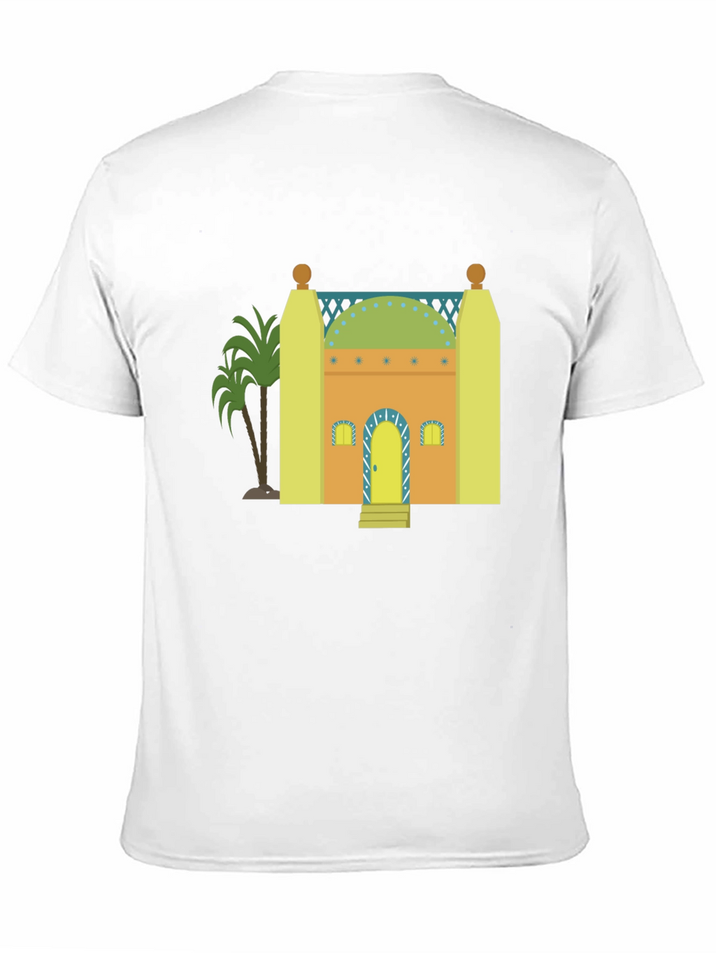 Mosque Graphic T-Shirt - Black Cotton Tee