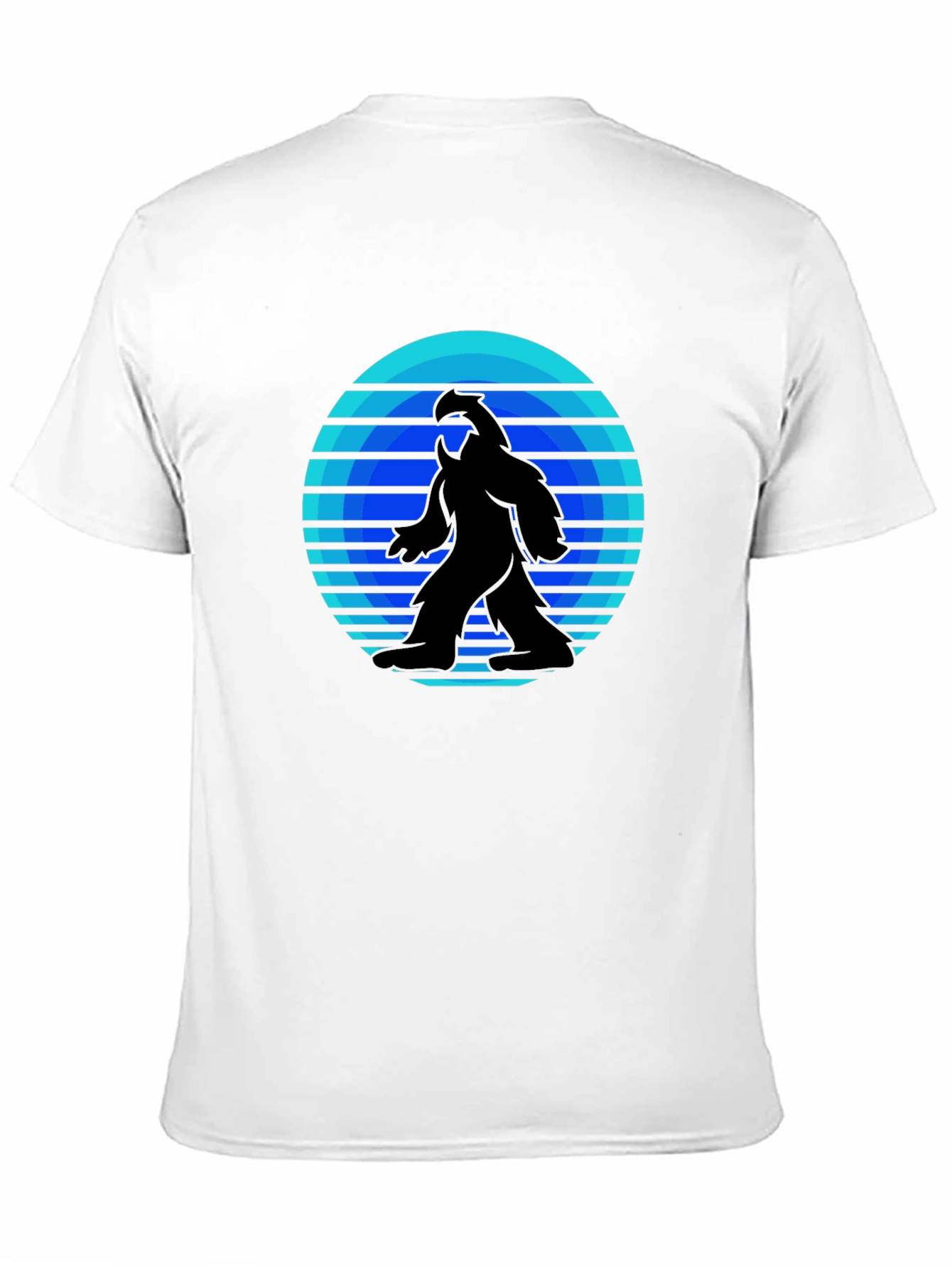 Retro Bigfoot T-Shirt - Black Tee