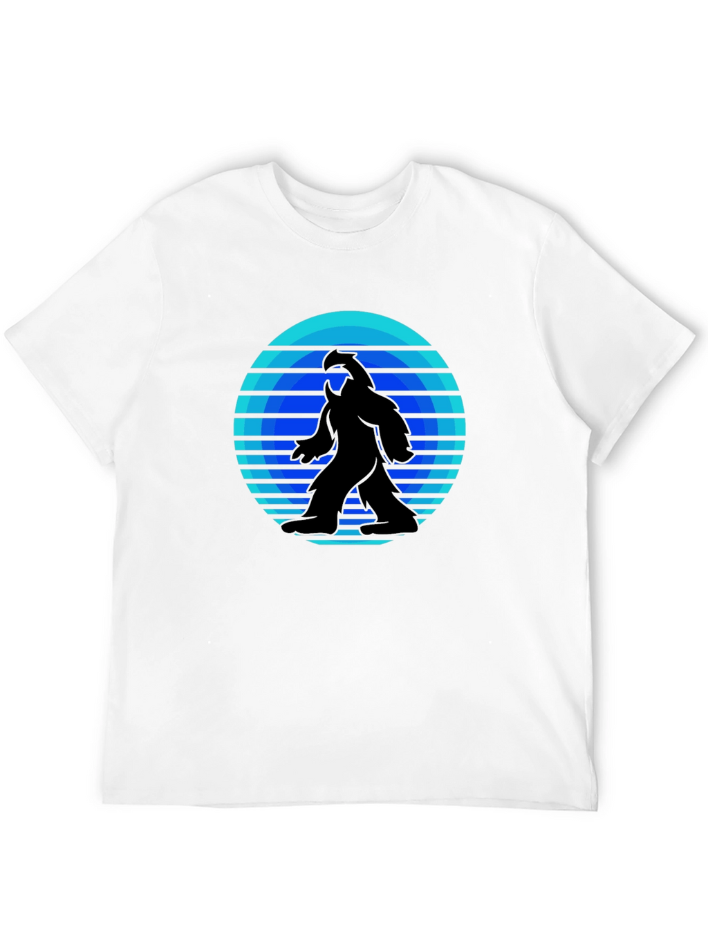Retro Bigfoot T-Shirt - Black Tee