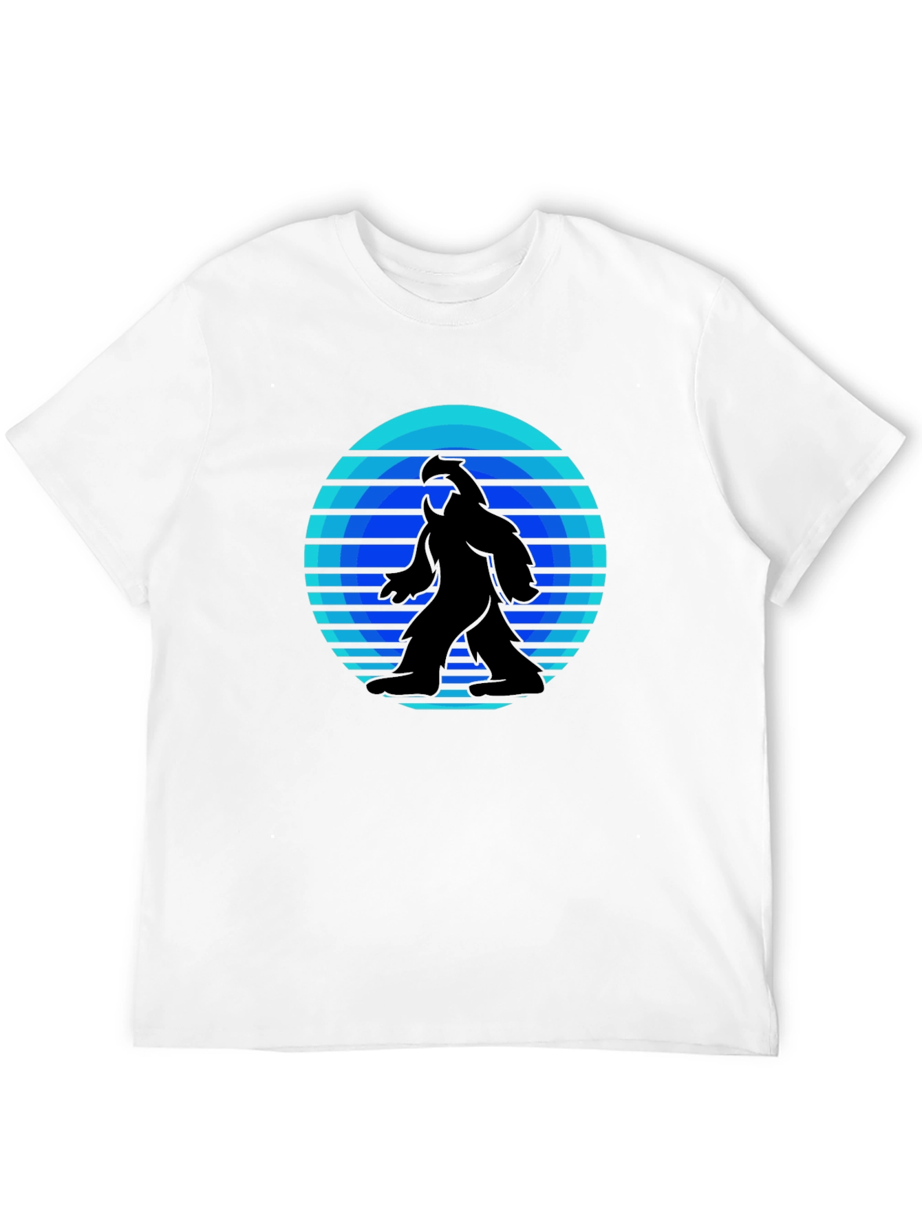 Retro Bigfoot T-Shirt - Black Tee