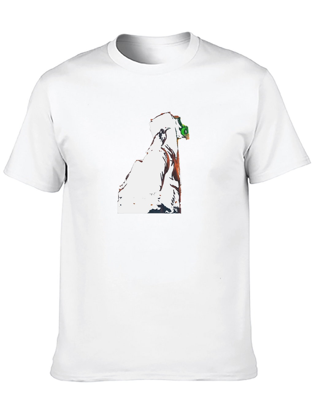 Unique Graphic Print Black T-Shirt