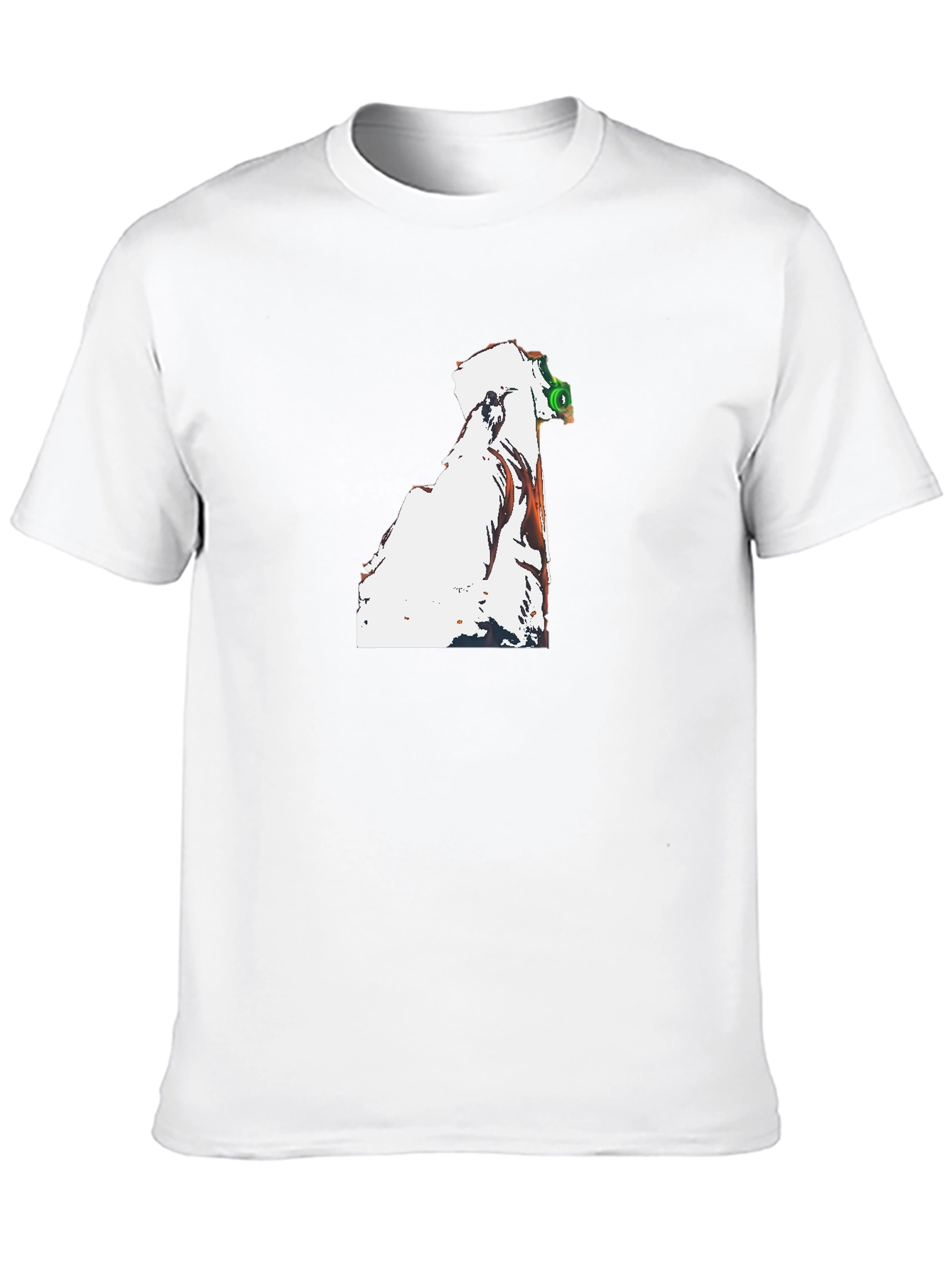 Unique Graphic Print Black T-Shirt
