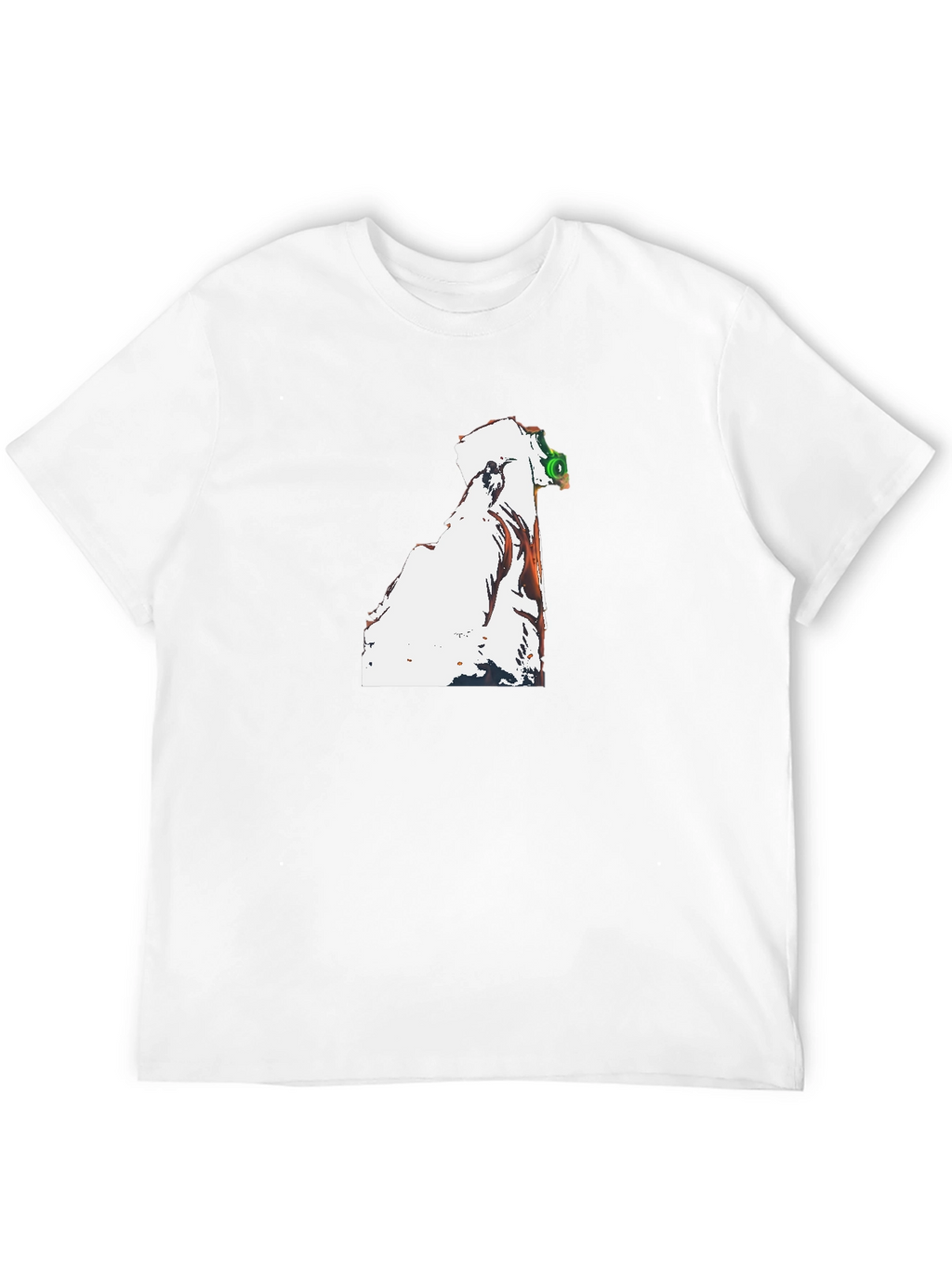 Unique Graphic Print Black T-Shirt