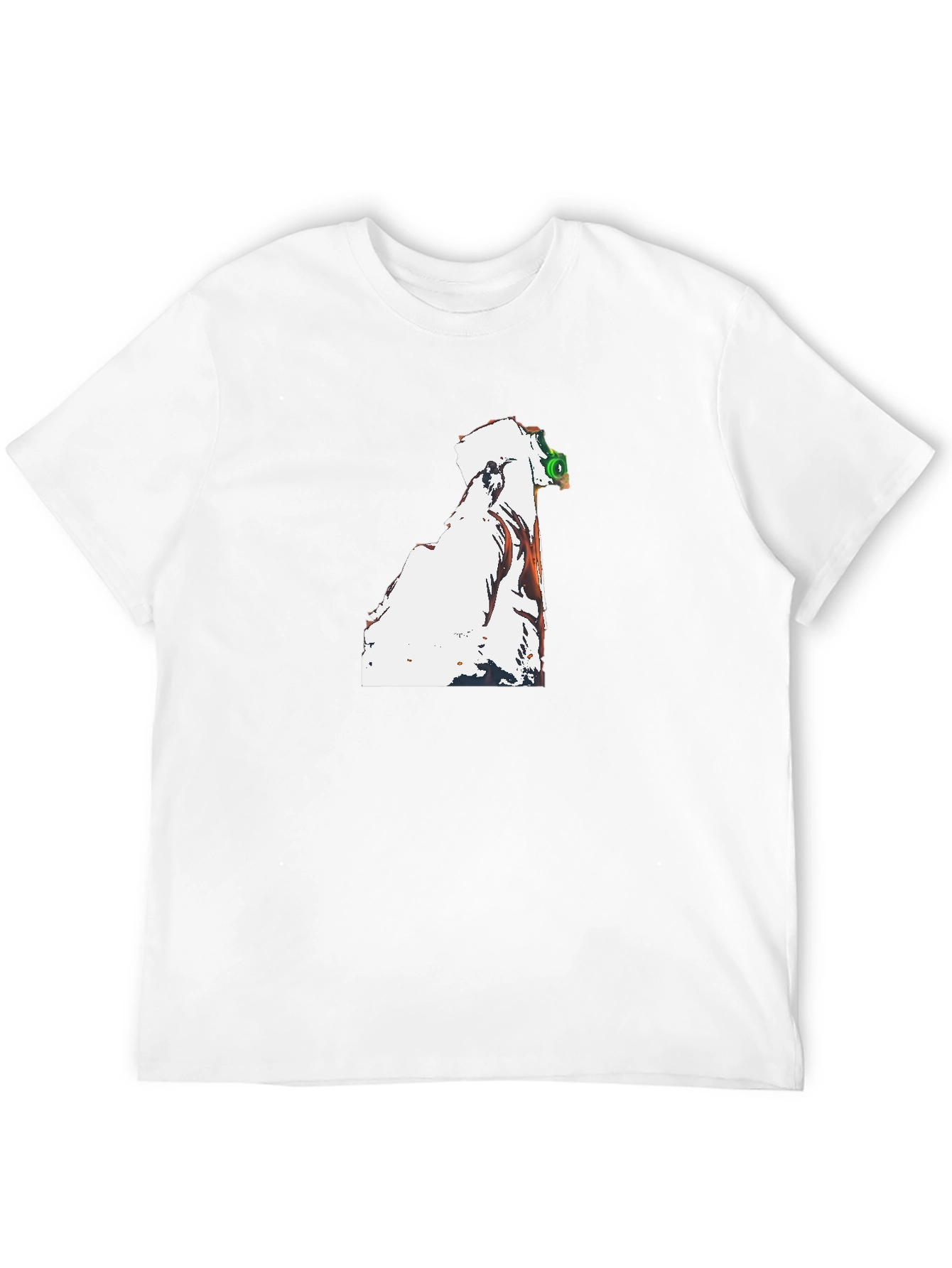 Unique Graphic Print Black T-Shirt
