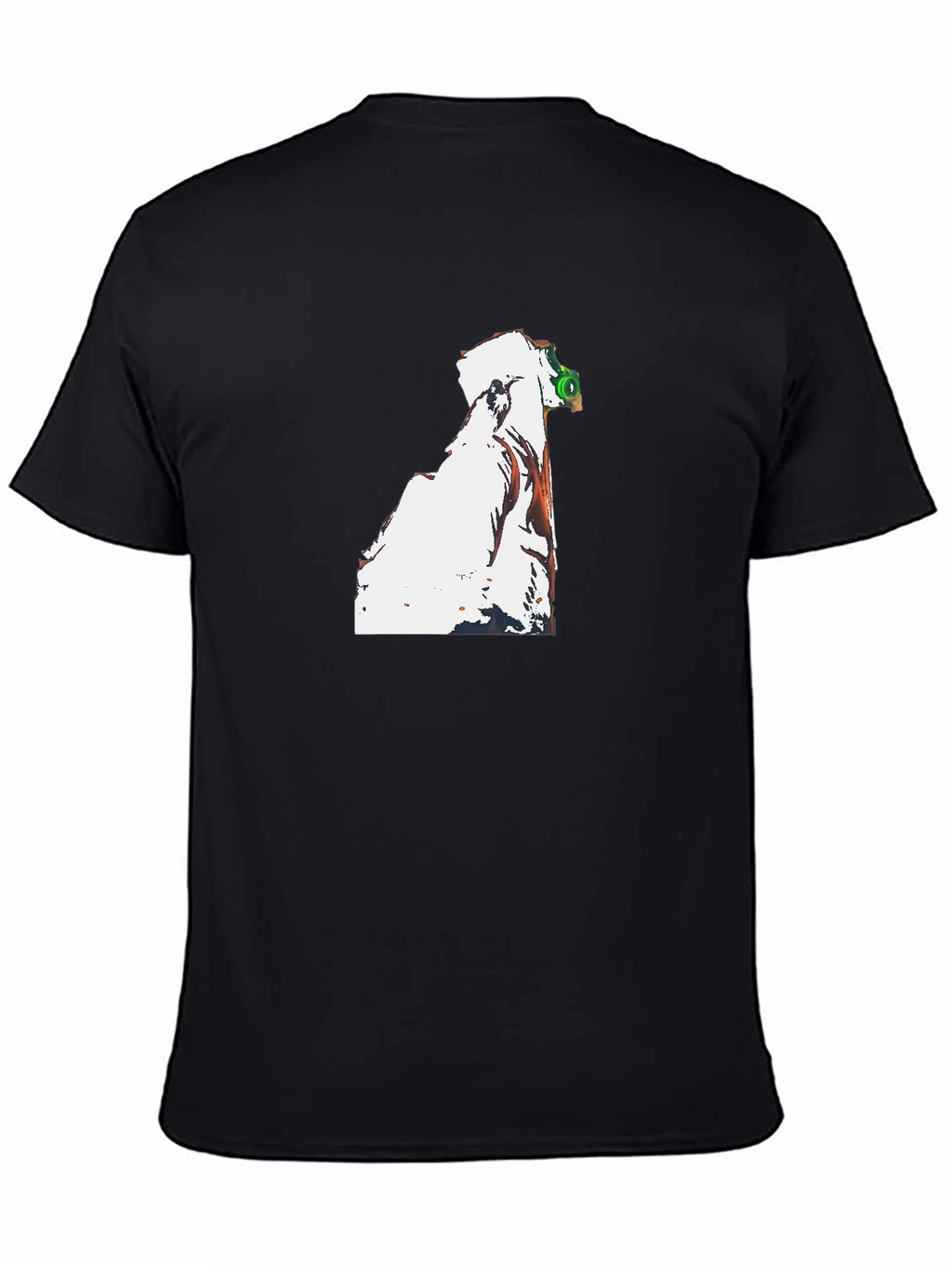 Unique Graphic Print Black T-Shirt