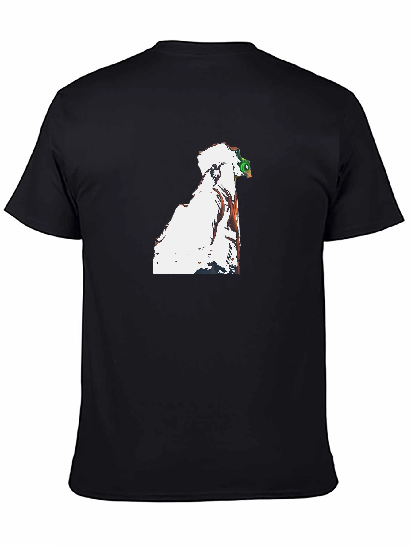 Unique Graphic Print Black T-Shirt