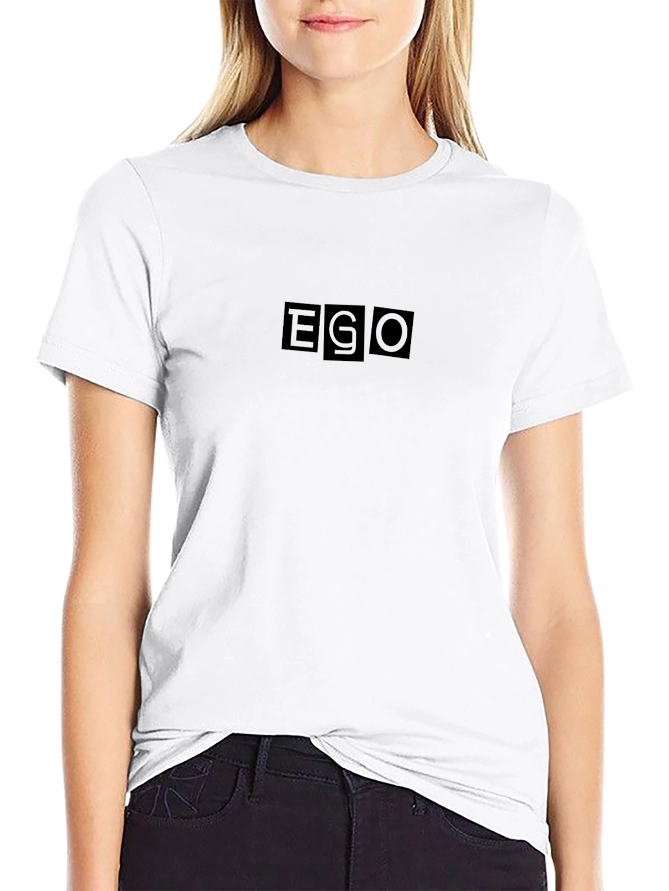 EGO Graphic Tee - Black Cotton Blend