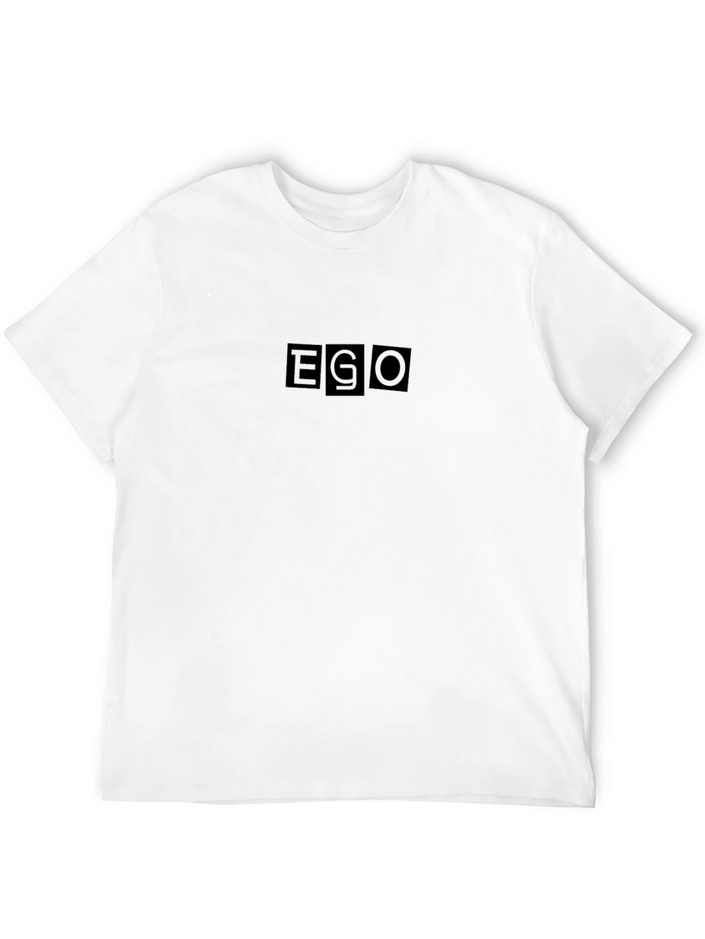 EGO Graphic Tee - Black Cotton Blend