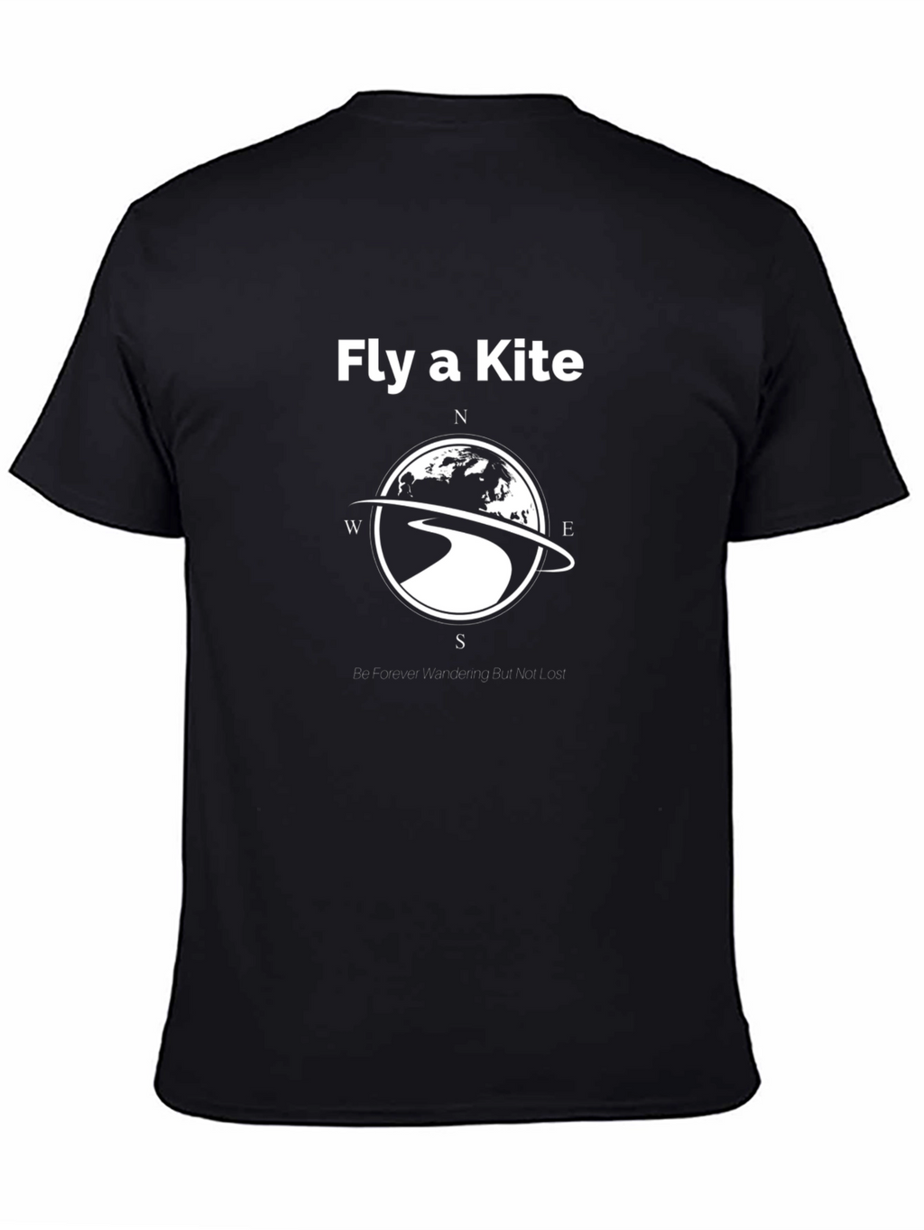 Fly a Kite Compass Graphic T-Shirt - Wanderlust Tee