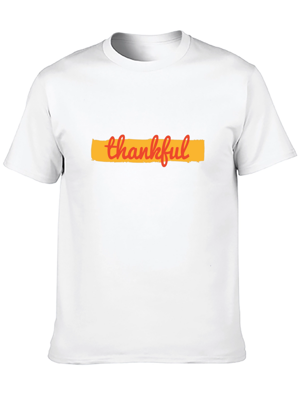 Thankful Graphic T-Shirt - Black Cotton Blend Tee