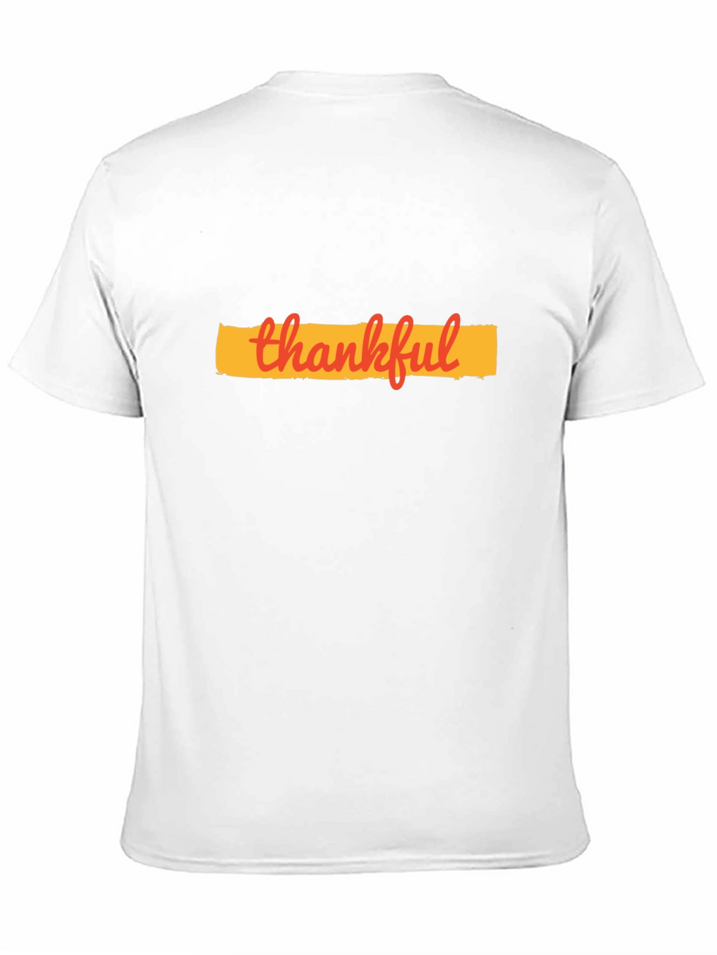 Thankful Graphic T-Shirt - Black Cotton Blend Tee