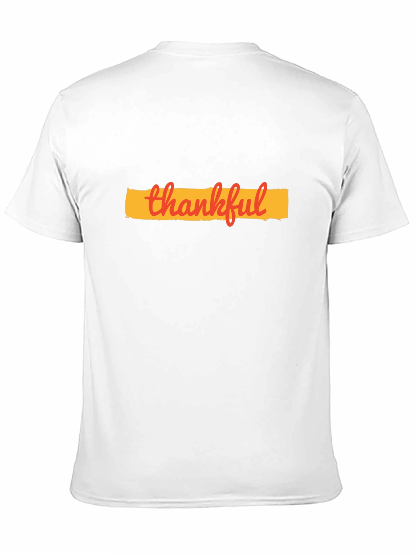 Thankful Graphic T-Shirt - Black Cotton Blend Tee