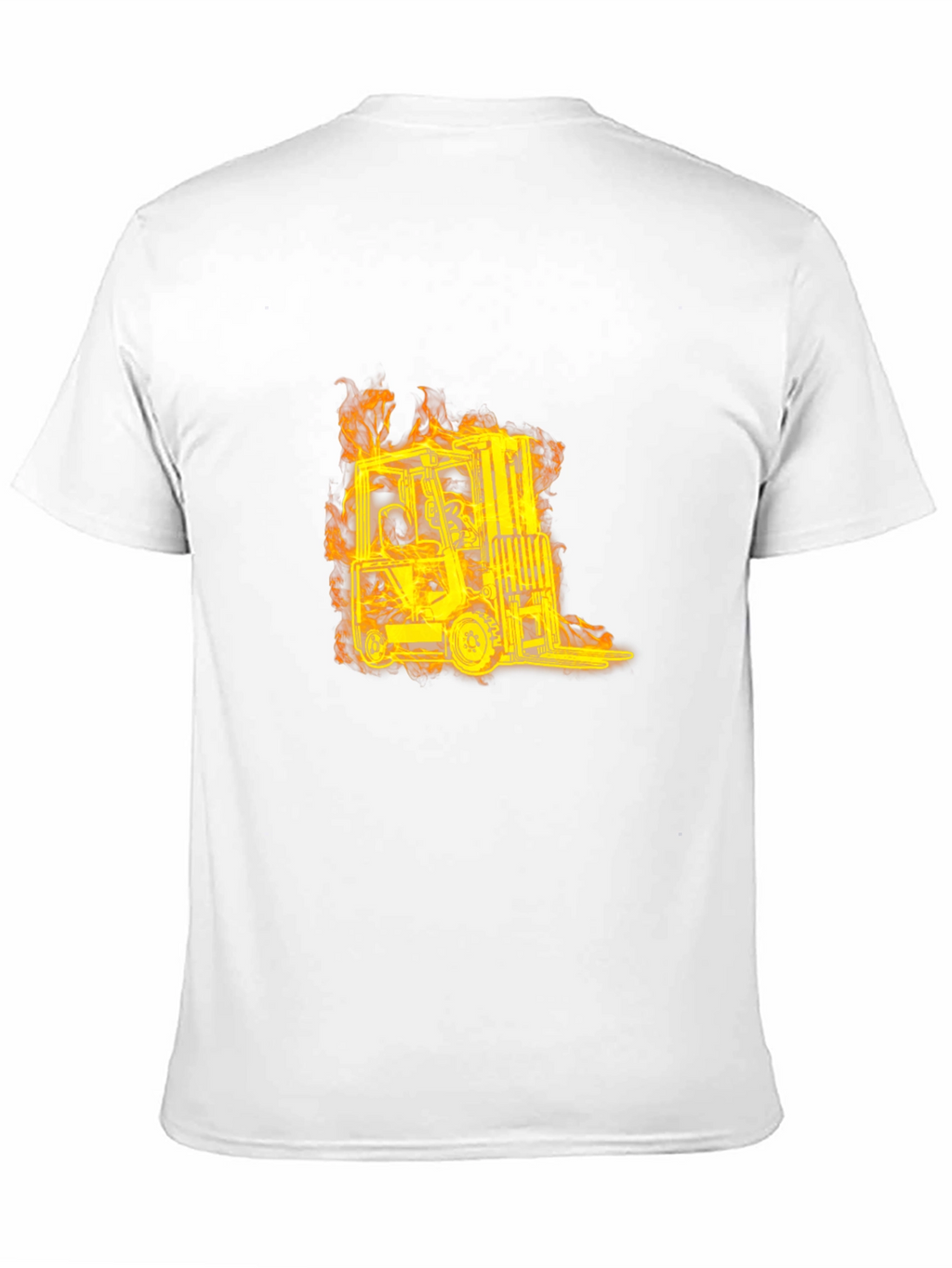 Flaming Forklift Graphic Tee