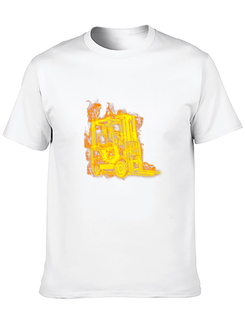 Flaming Forklift Graphic Tee