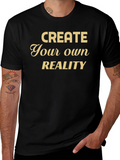 Create Your Own Reality Graphic Tee - Black