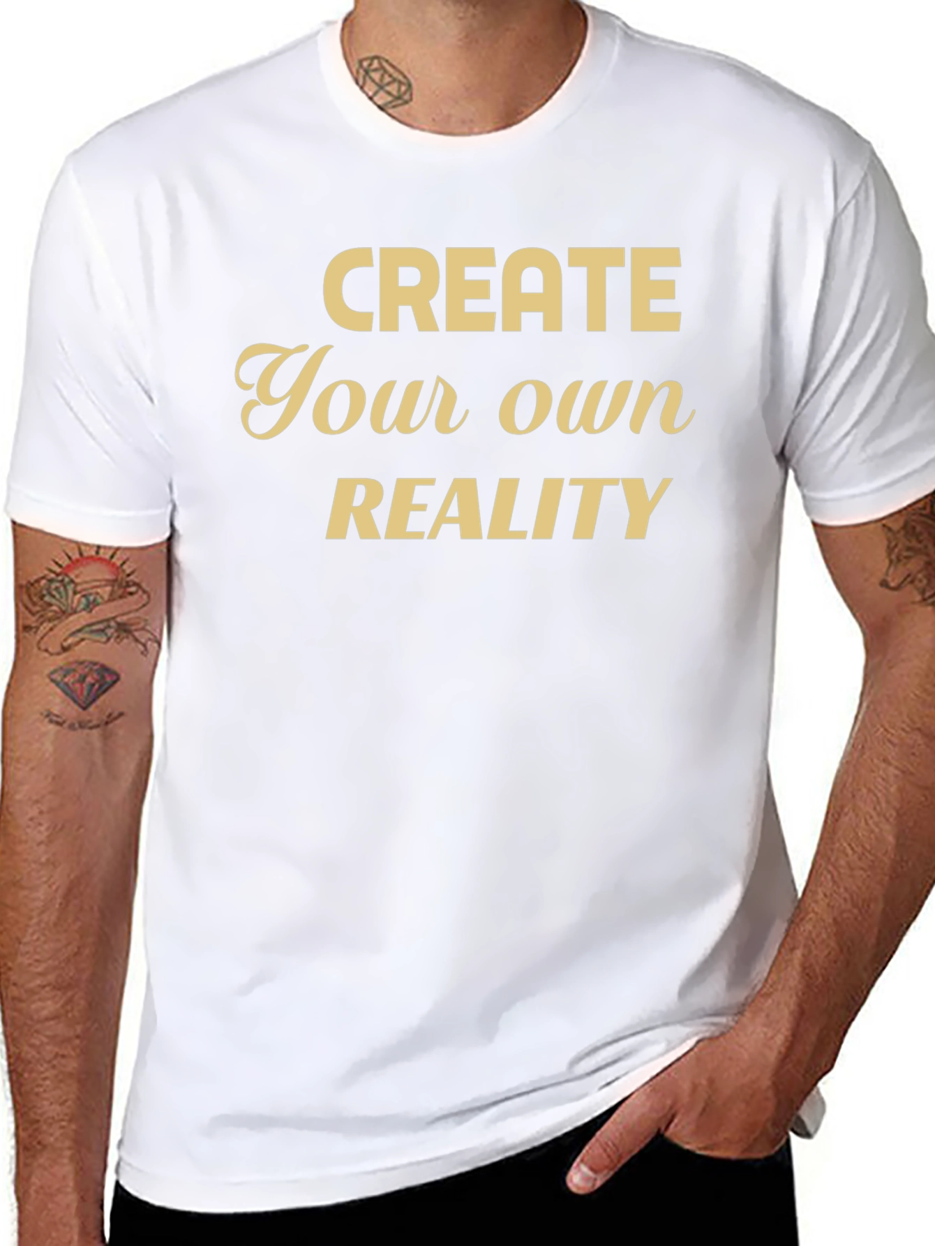 Create Your Own Reality Graphic Tee - Black