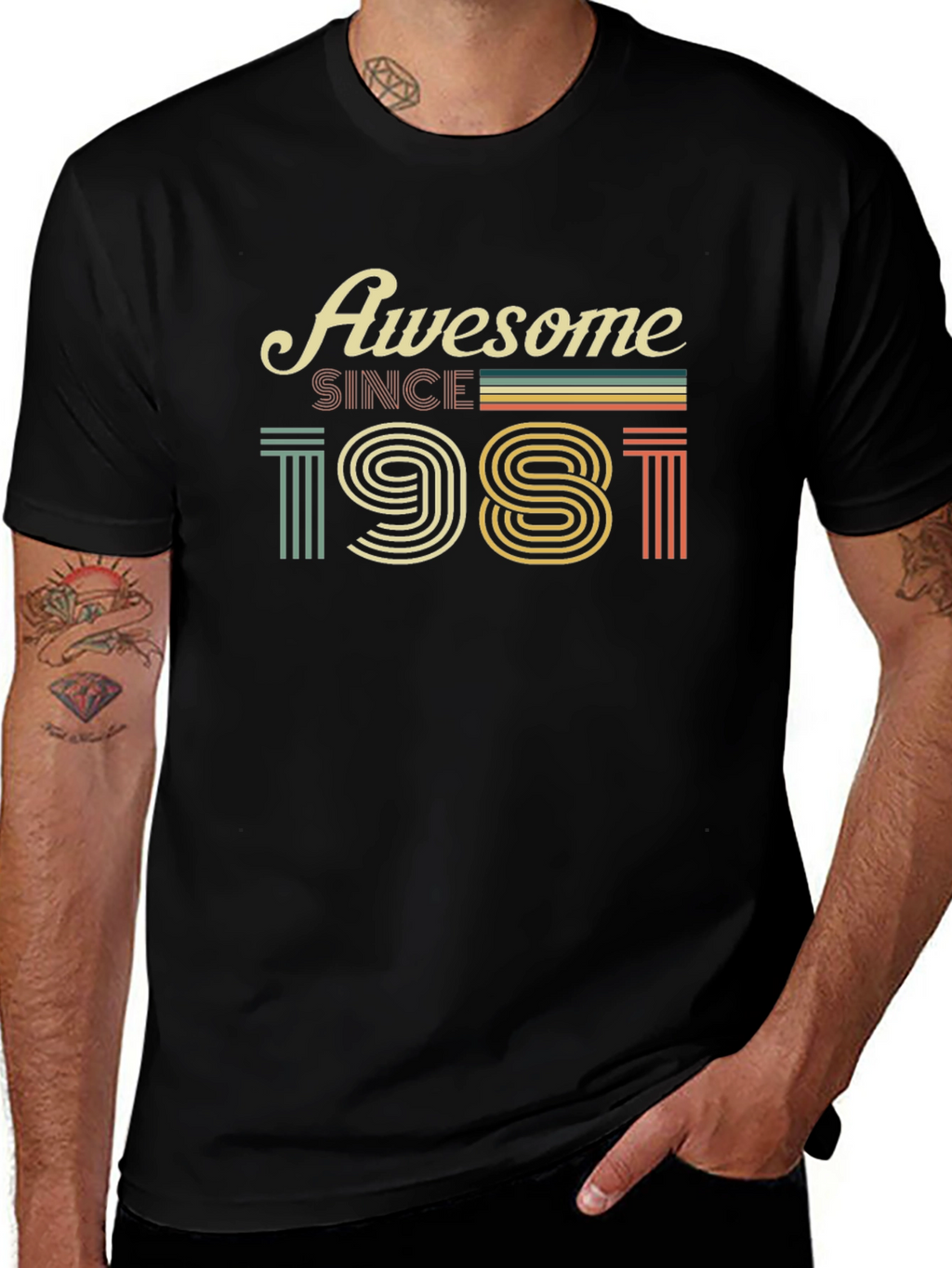 Awesome Since 1981 Graphic T-Shirt