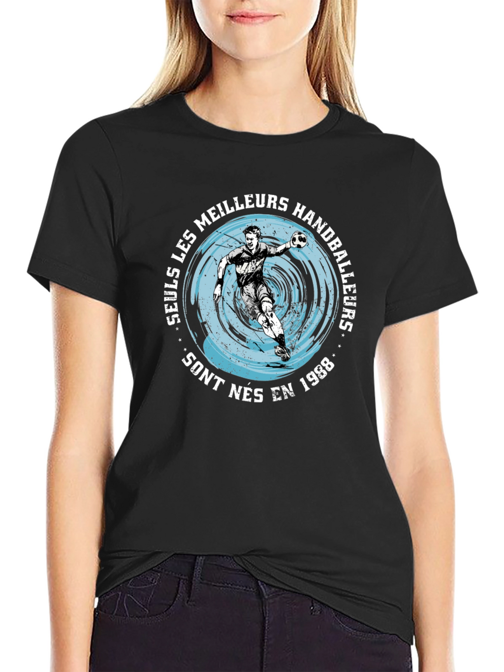 Handball Player Graphic Tee - Born in 1988