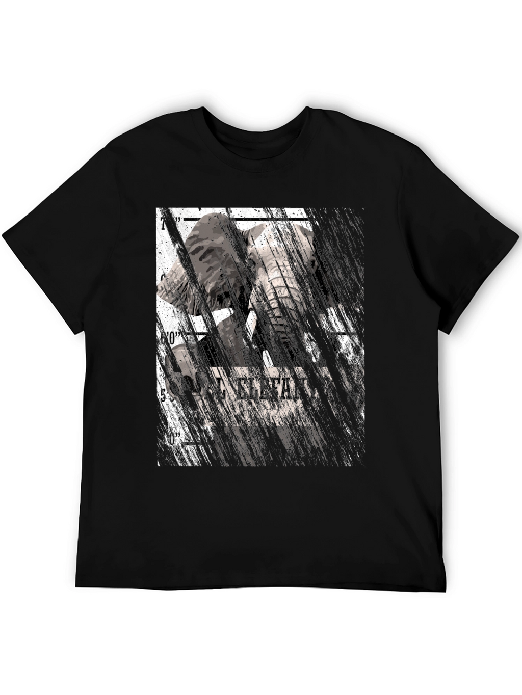 Elephant Mugshot Graphic Tee