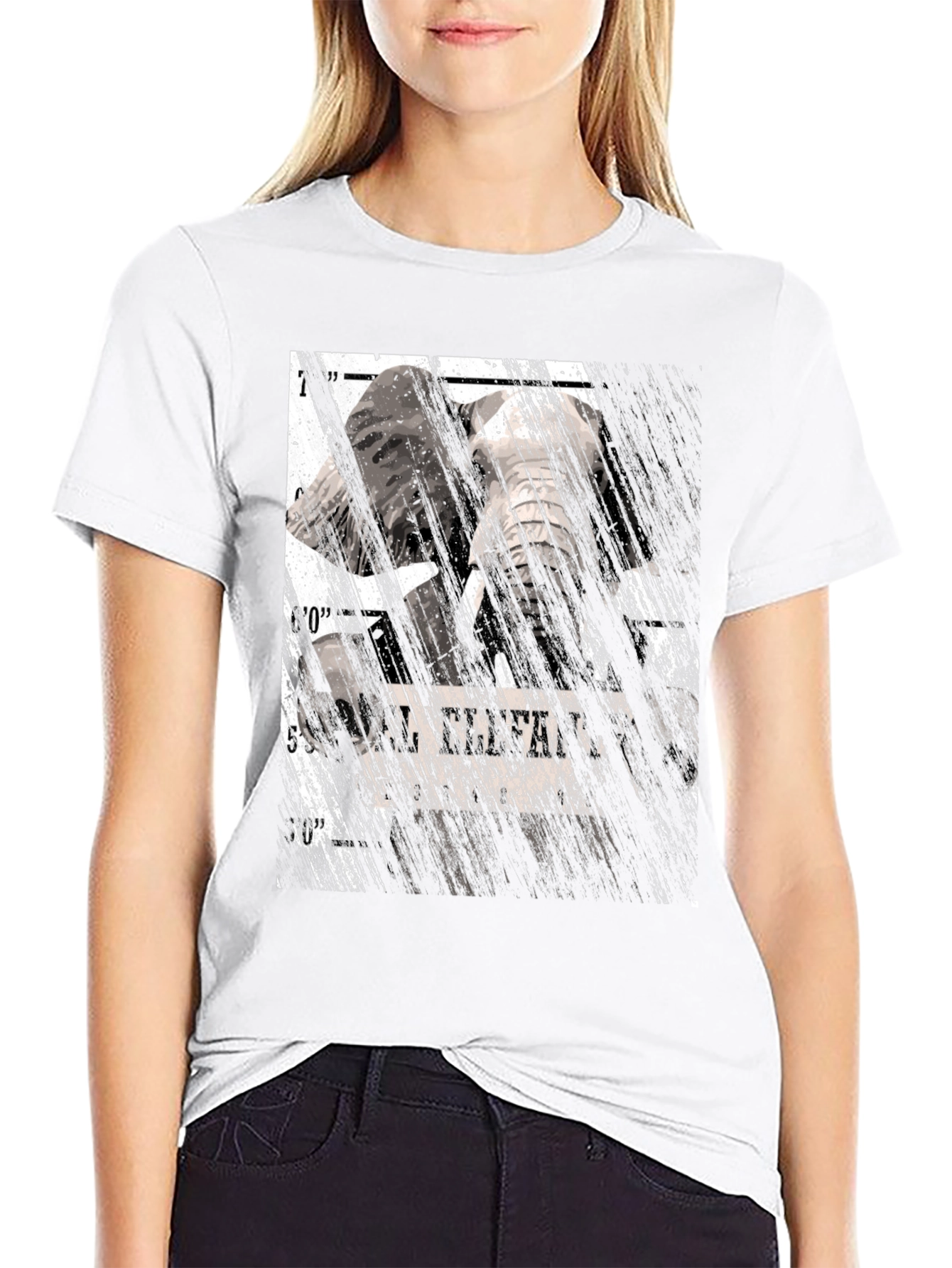 Elephant Mugshot Graphic Tee