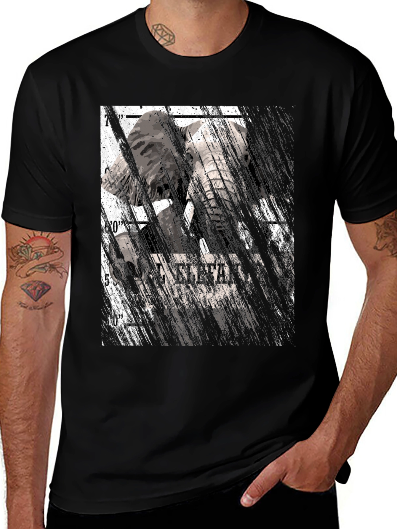 Elephant Mugshot Graphic Tee