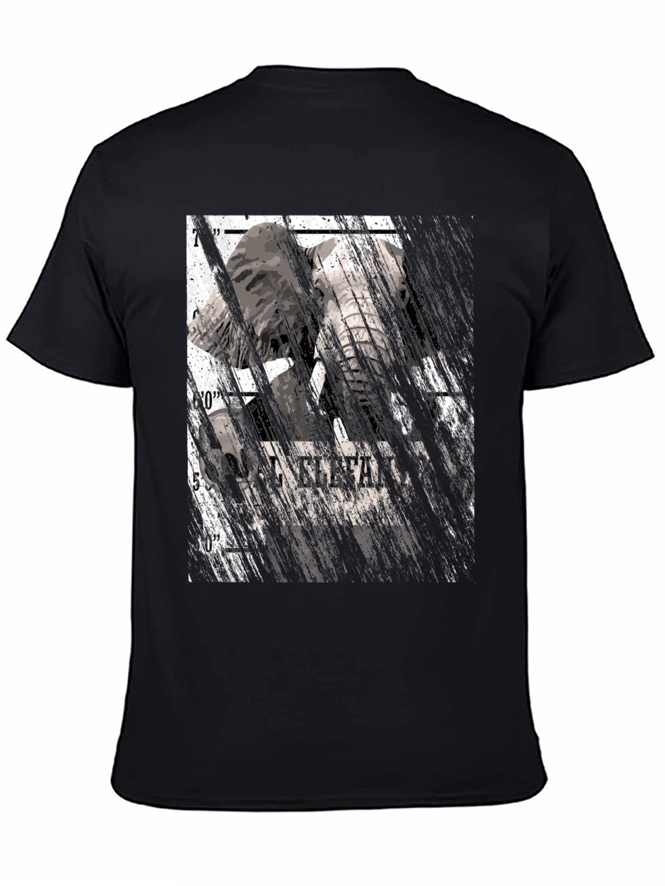 Elephant Mugshot Graphic Tee