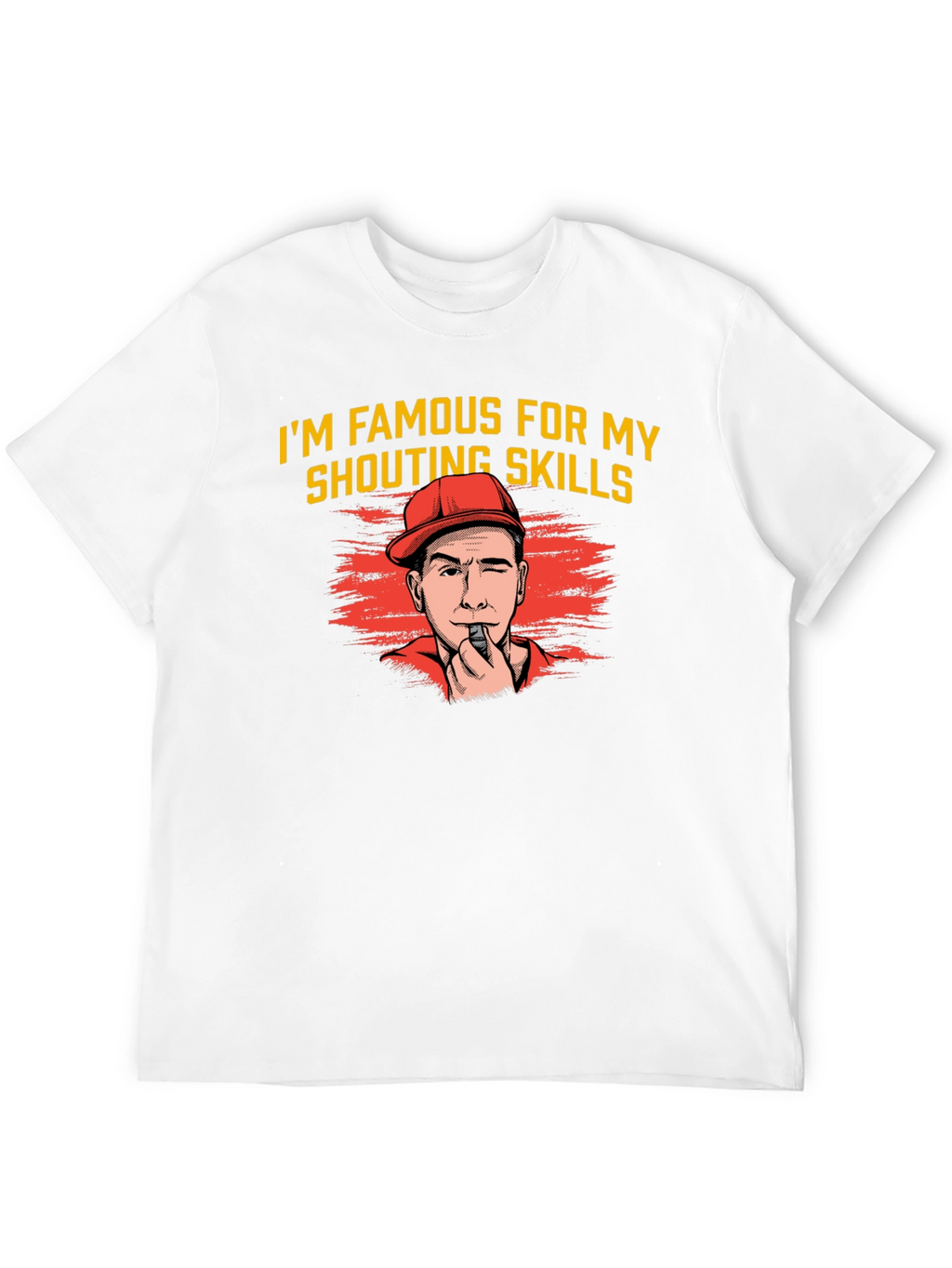 Shouting Skills Graphic Tee - Funny Referee T-Shirt