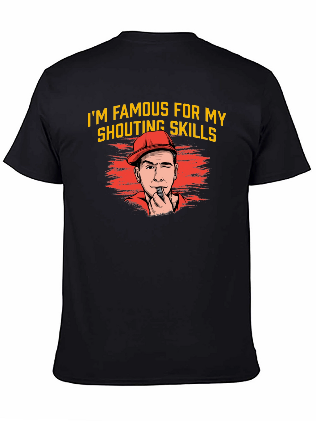 Shouting Skills Graphic Tee - Funny Referee T-Shirt