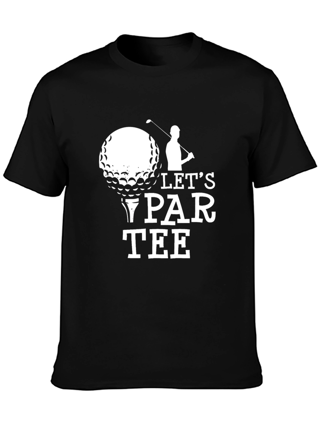 Lets Par Tee Golf T-Shirt - Black