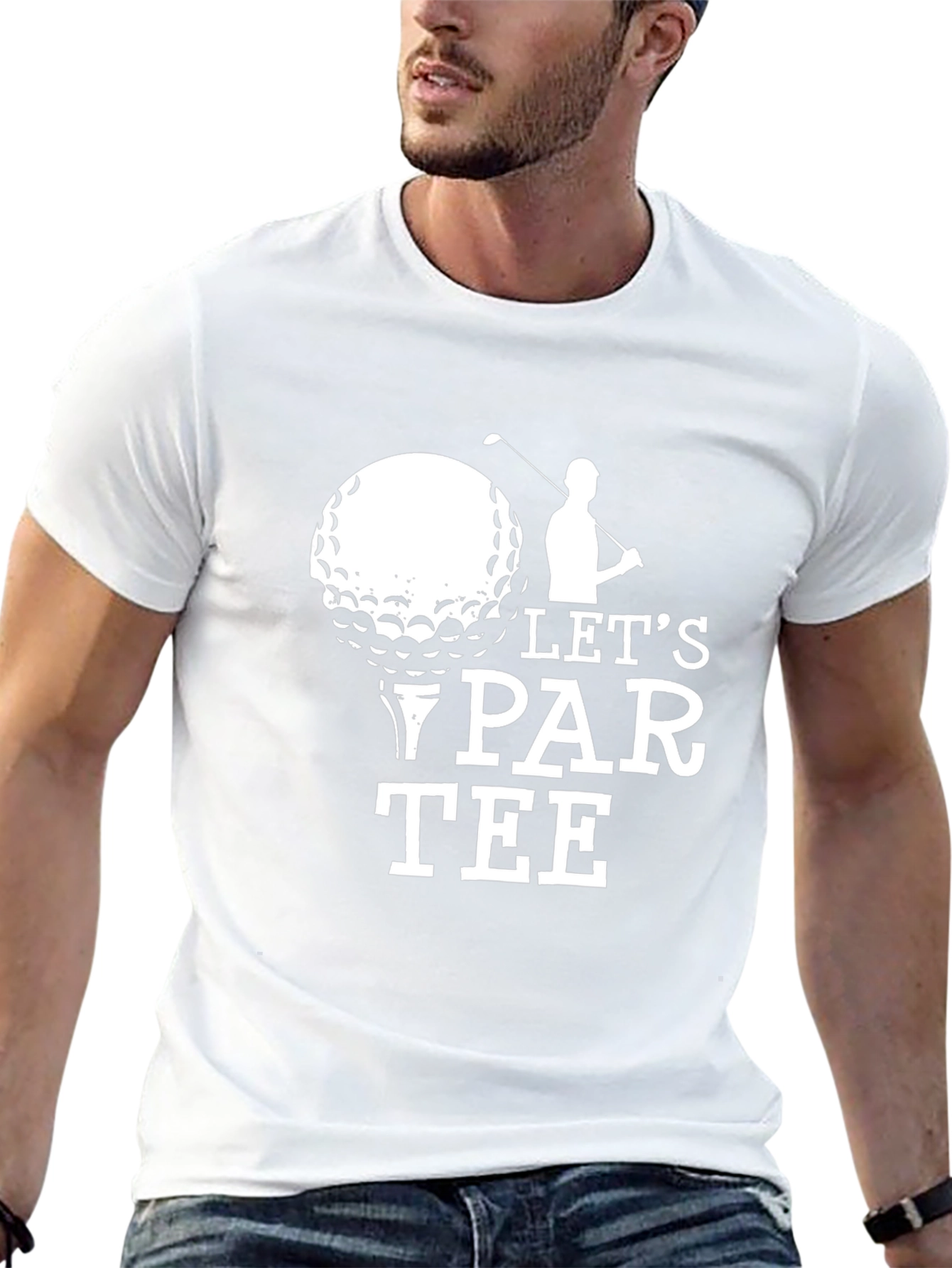 Lets Par Tee Golf T-Shirt - Black