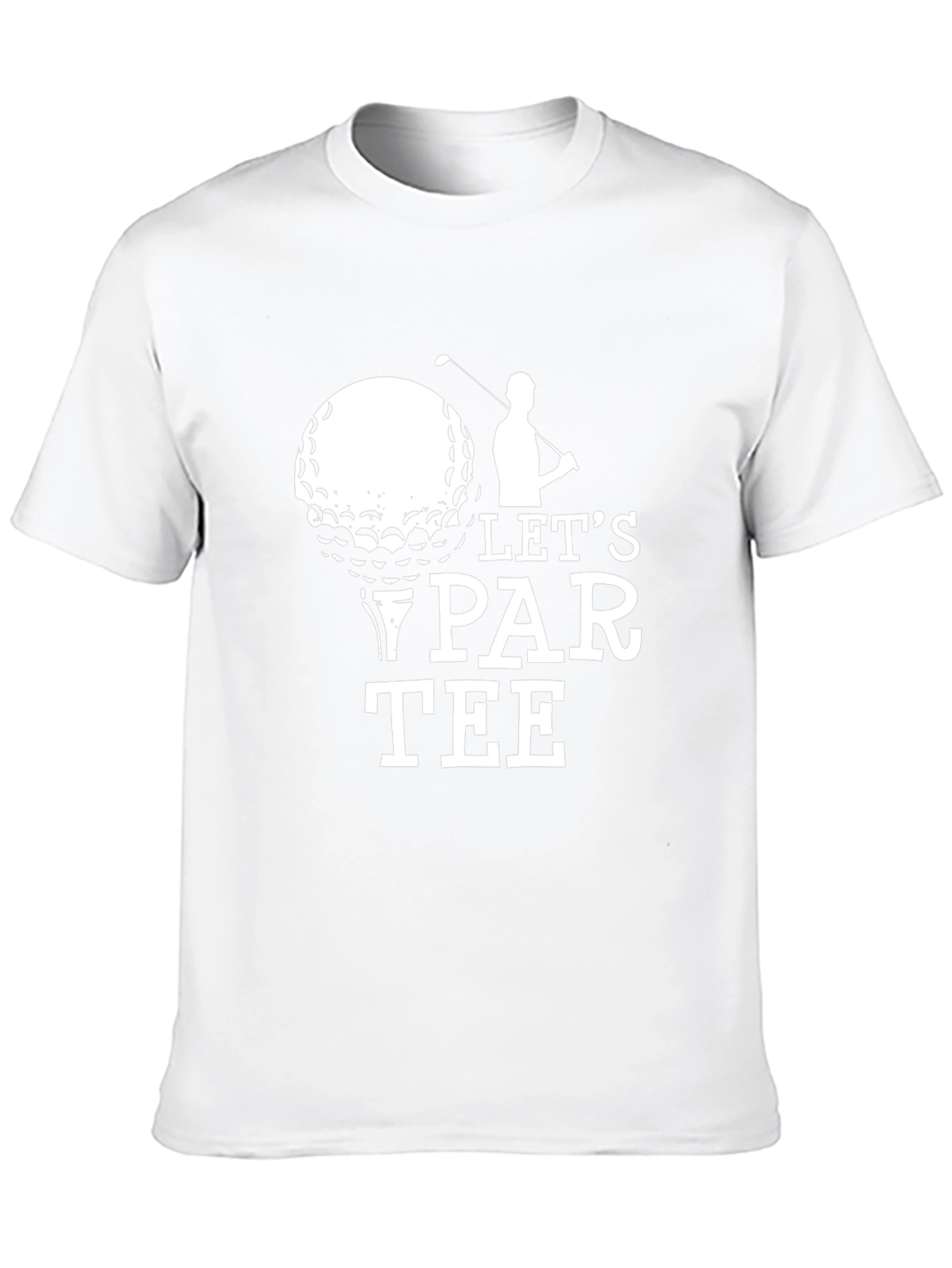 Lets Par Tee Golf T-Shirt - Black