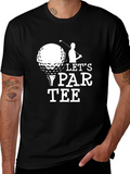 Lets Par Tee Golf T-Shirt - Black