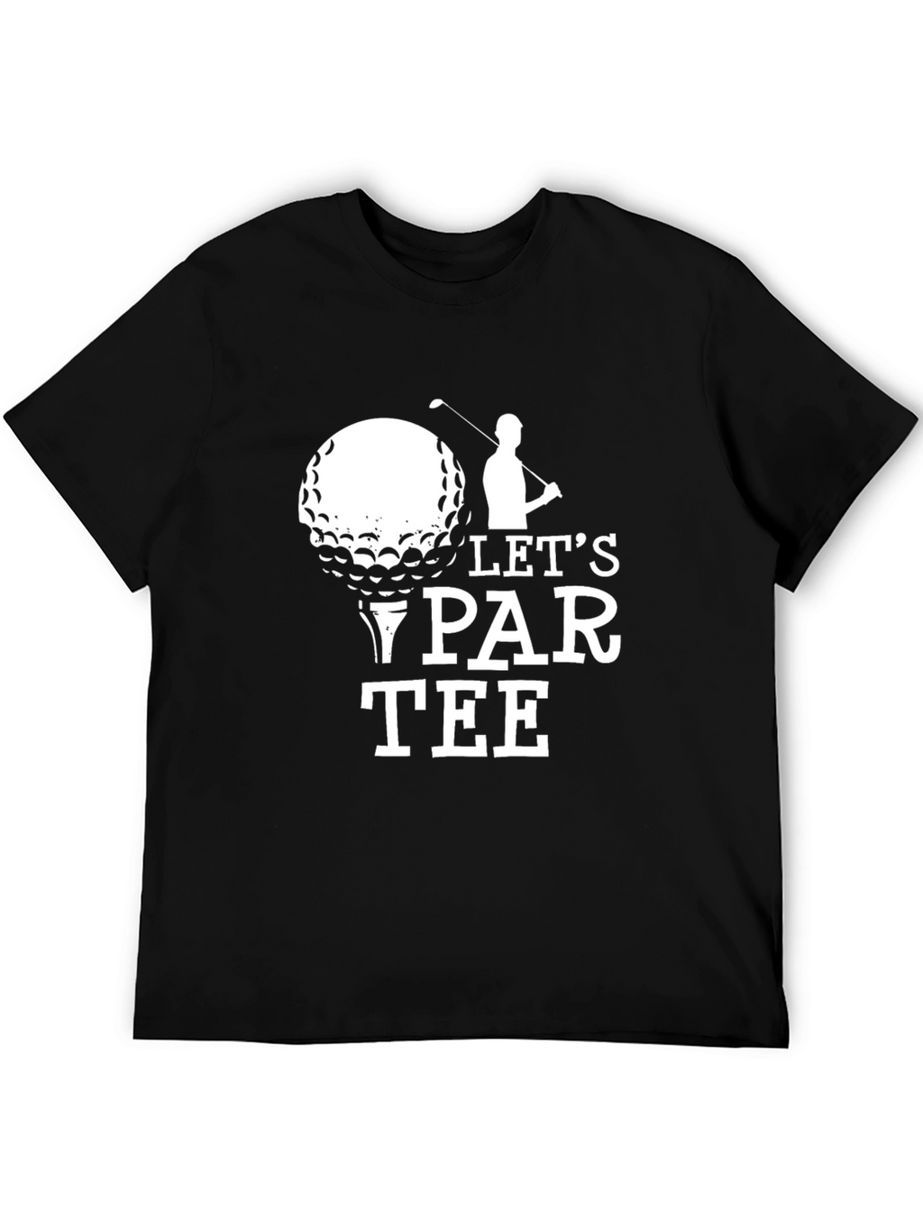 Lets Par Tee Golf T-Shirt - Black