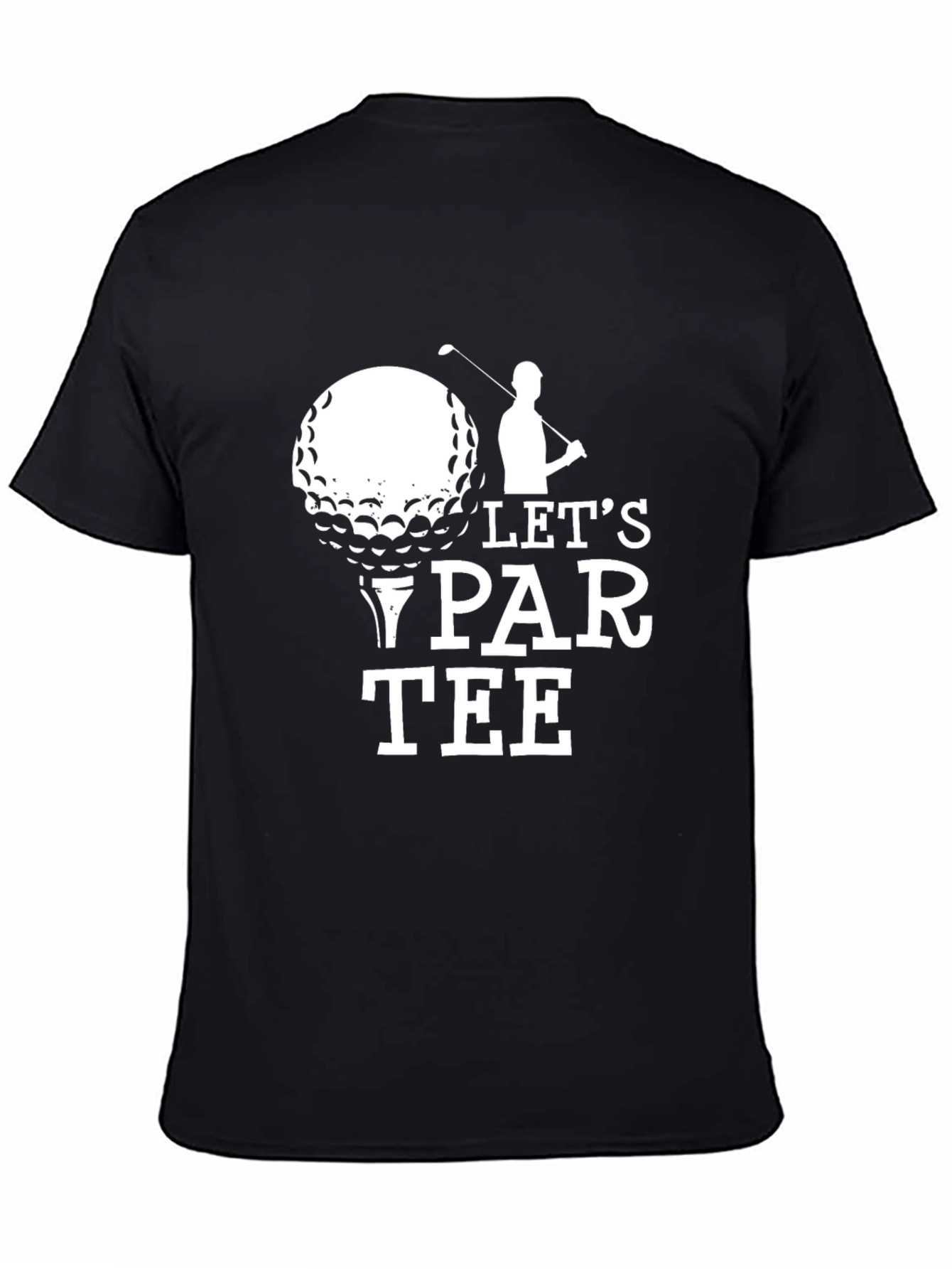 Lets Par Tee Golf T-Shirt - Black