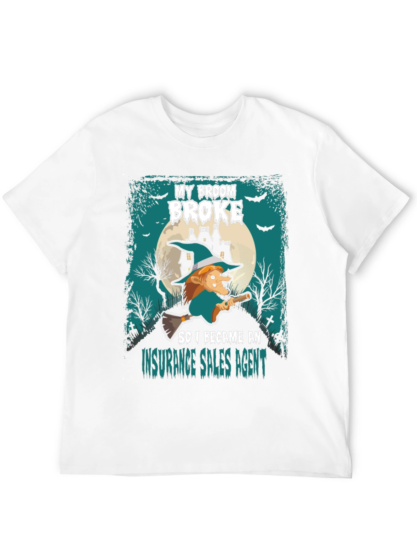 Funny Halloween Insurance Sales Agent T-Shirt