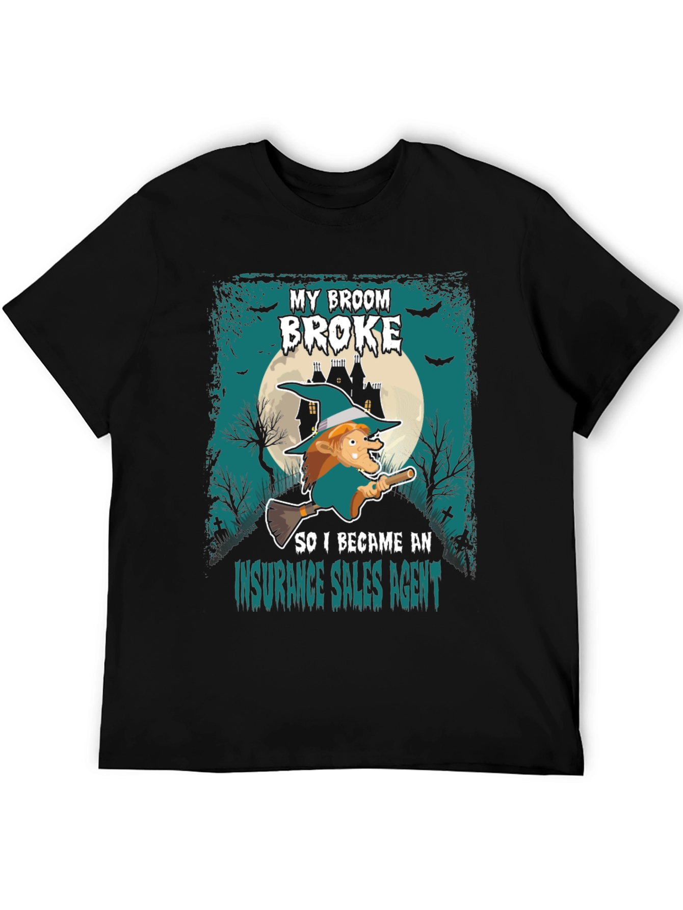 Funny Halloween Insurance Sales Agent T-Shirt