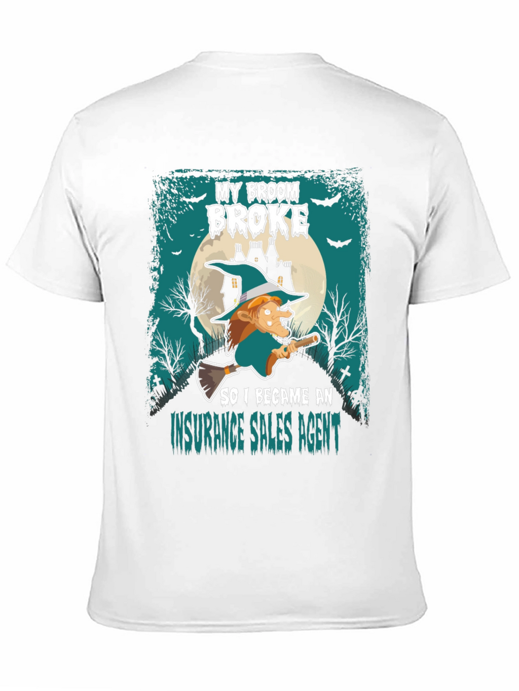 Funny Halloween Insurance Sales Agent T-Shirt