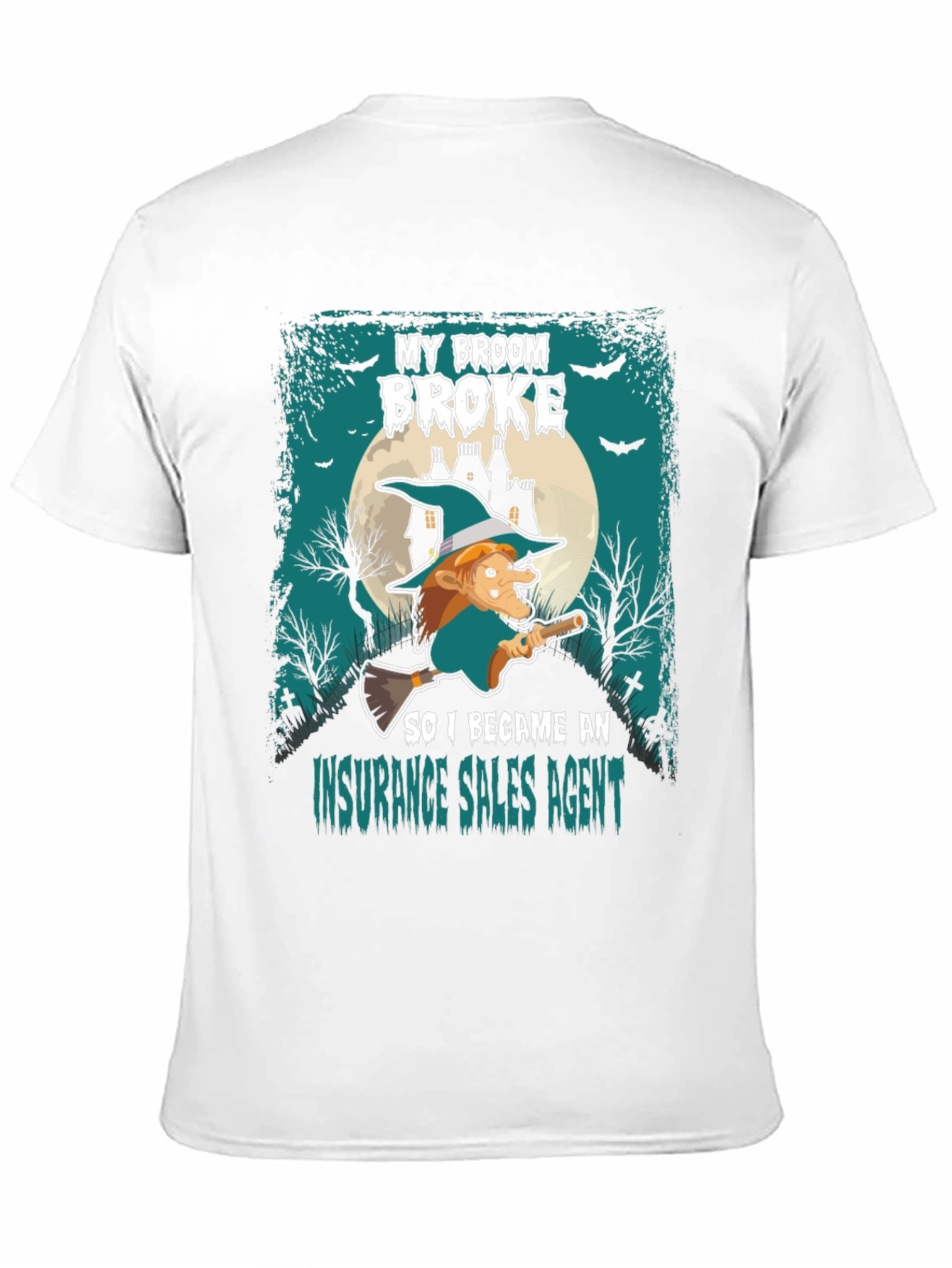 Funny Halloween Insurance Sales Agent T-Shirt