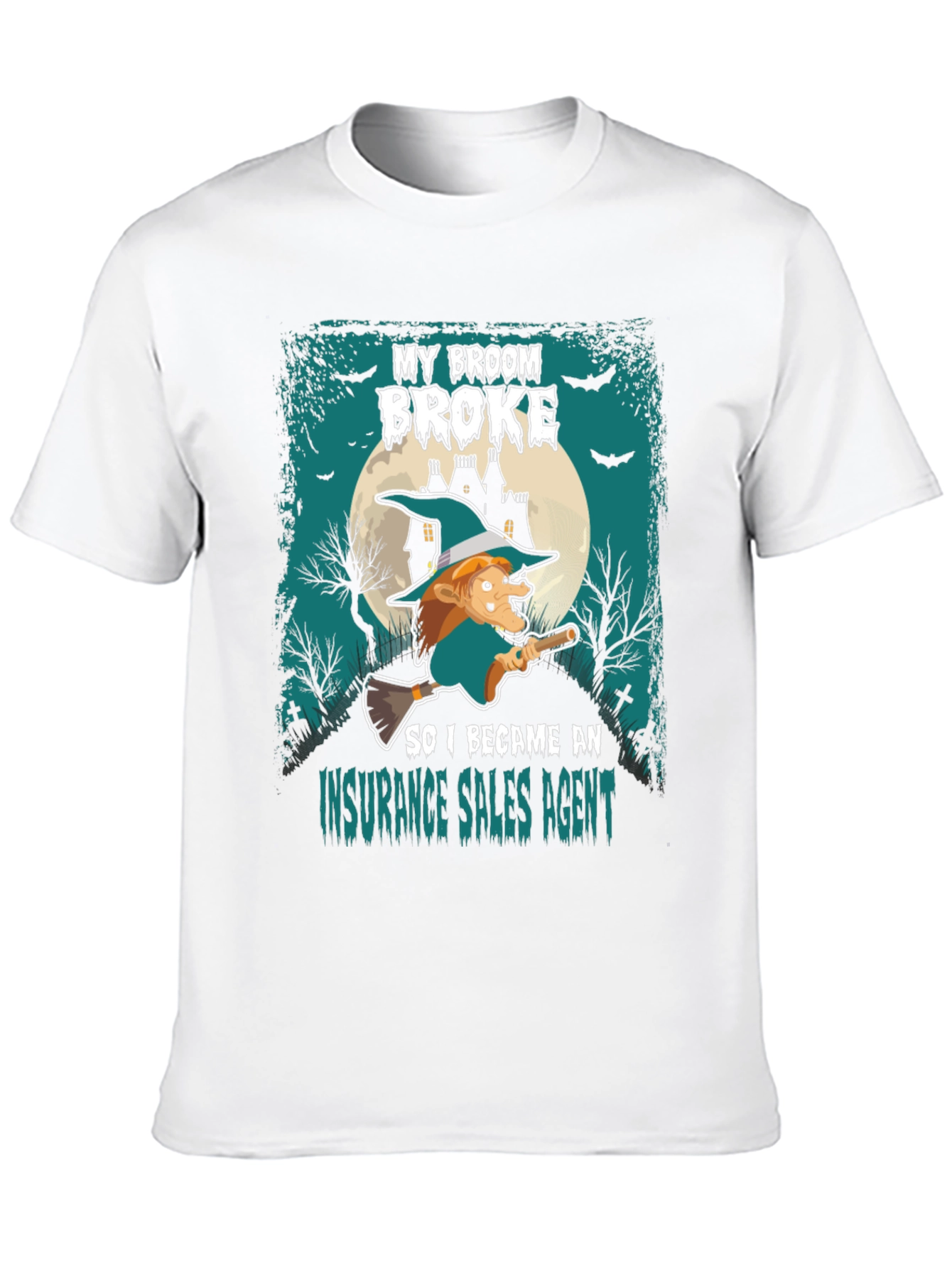 Funny Halloween Insurance Sales Agent T-Shirt