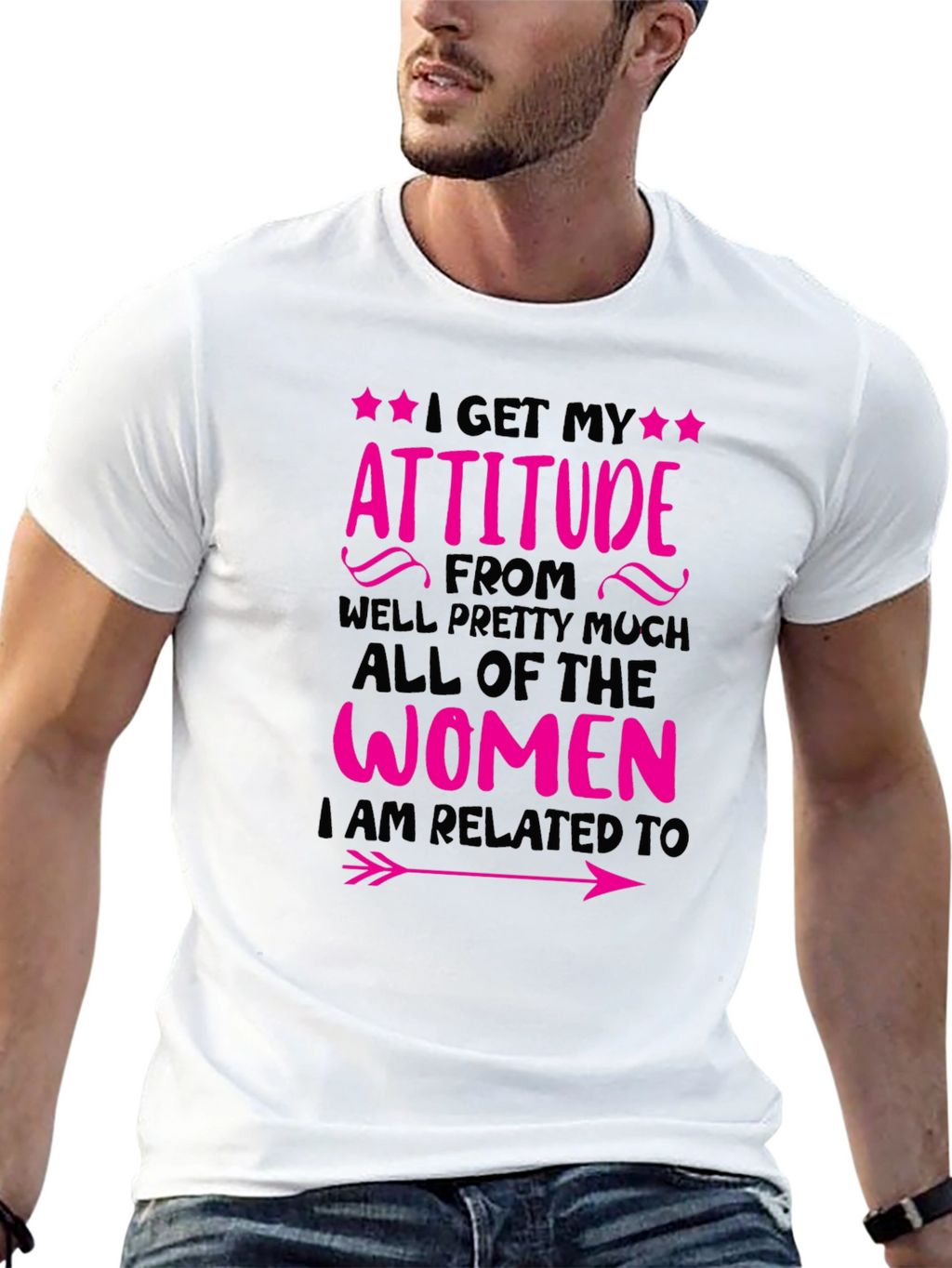 Attitude Women Related To T-Shirt