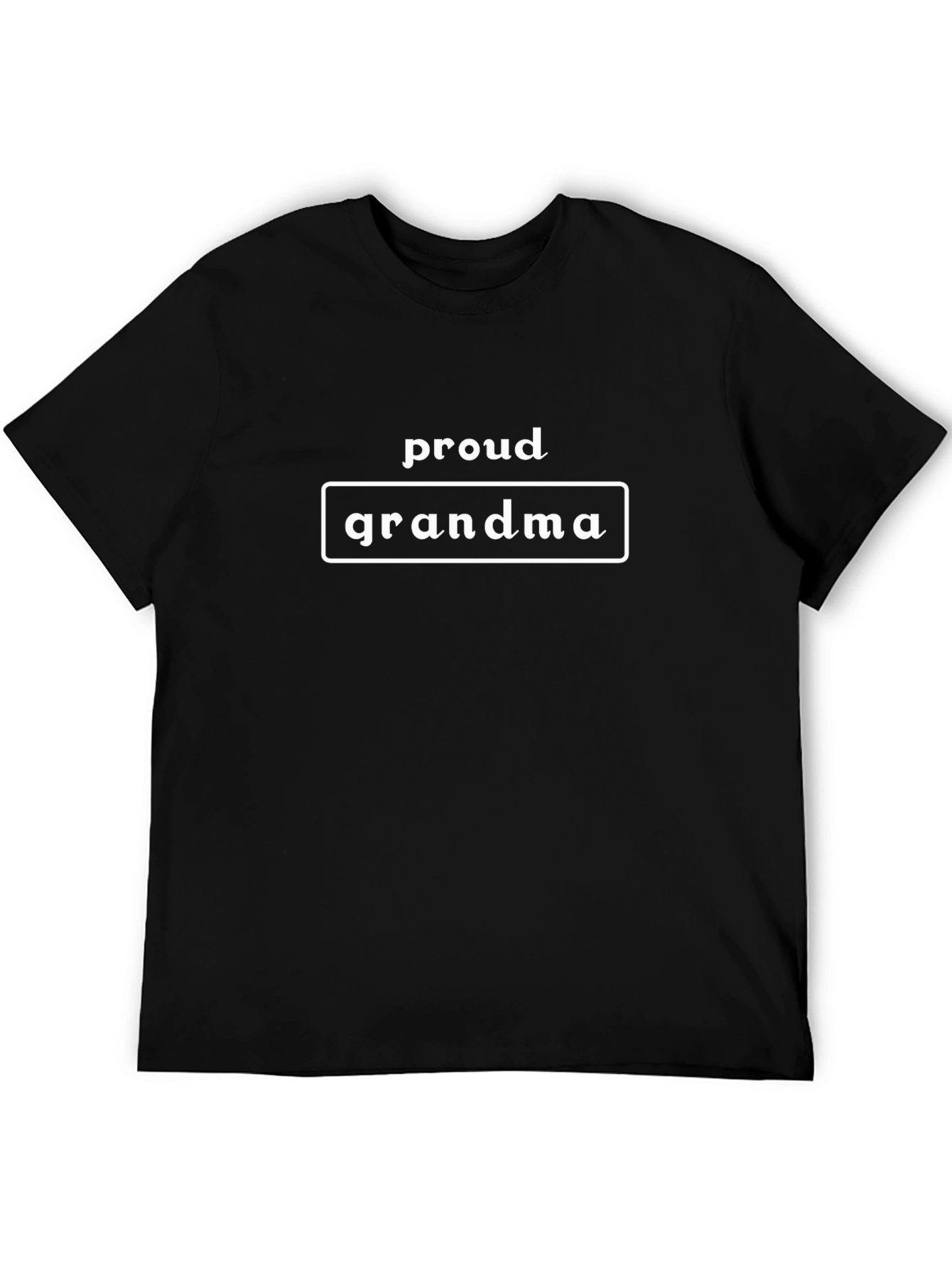 Proud Grandma T-Shirt - Black