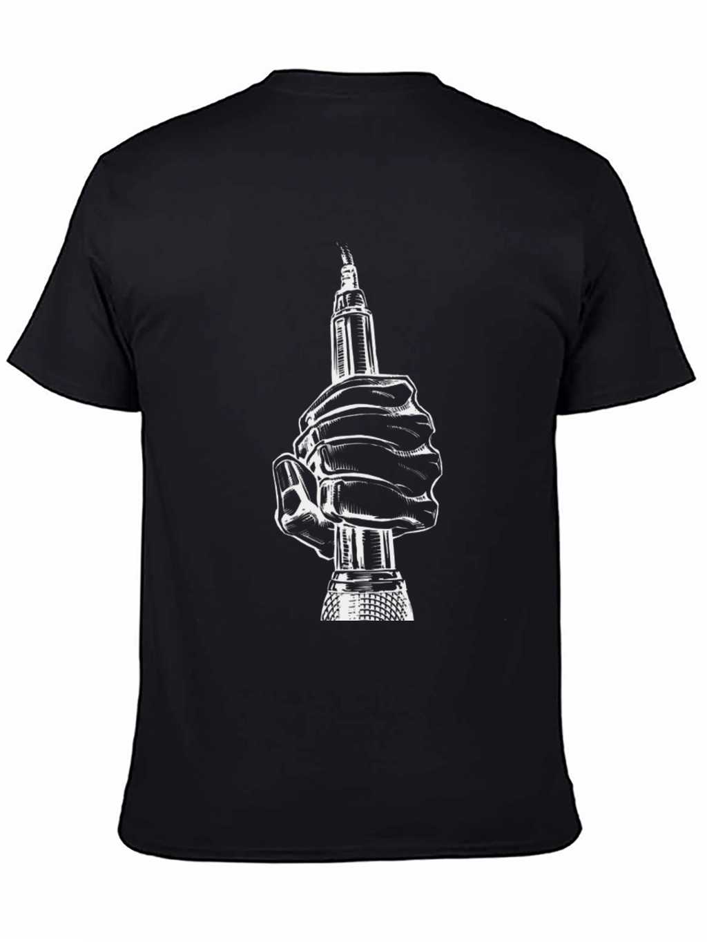 Tattoo Artist Hand Black T-Shirt