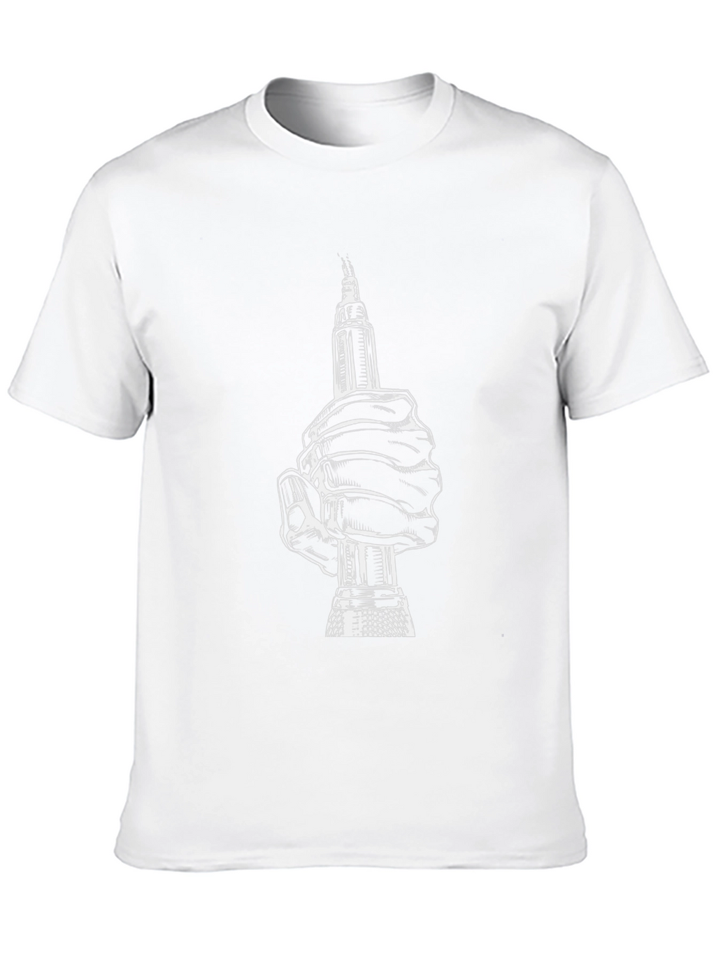 Tattoo Artist Hand Black T-Shirt